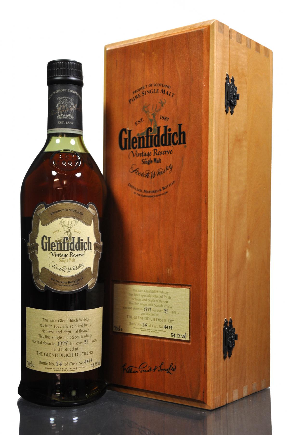 Glenfiddich 1977-2008 - 31 Year Old - Vintage Reserve - Single Cask 4414