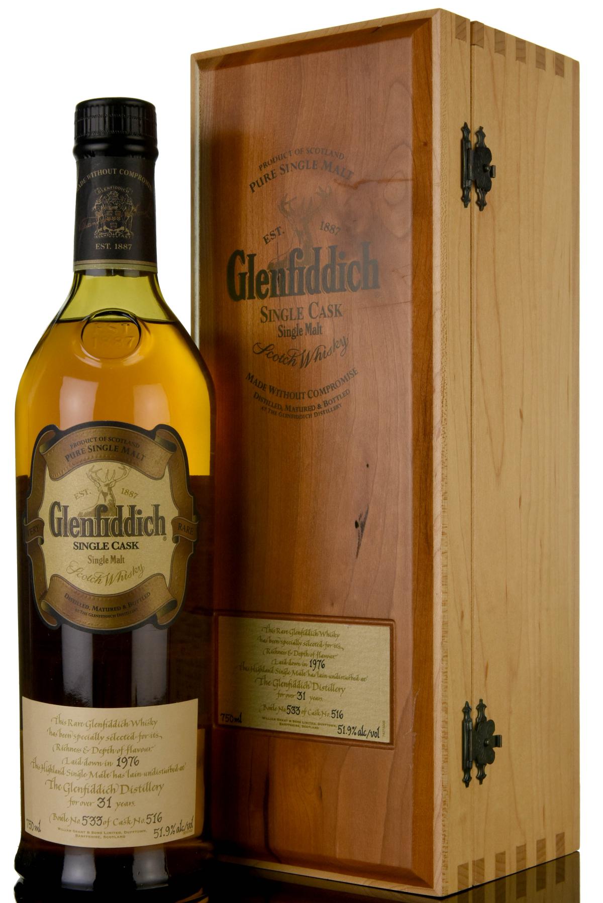 Glenfiddich 1976 - 31 Year Old - Vintage Reserve - Single Cask 516