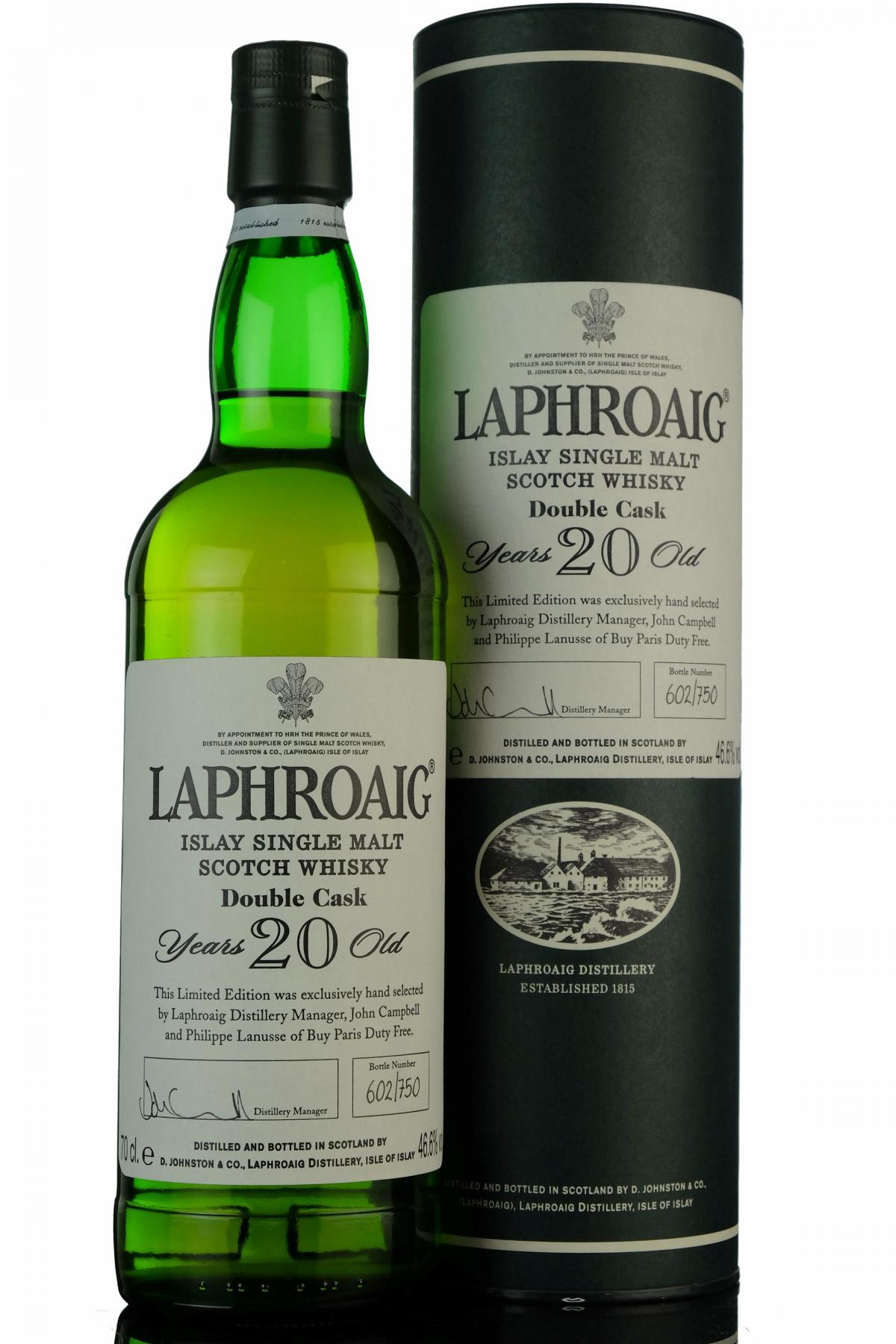 Laphroaig 20 Year Old - Double Cask