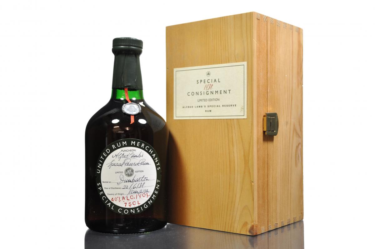 Alfred Lambs 1939 - Special Reserve Jamaica Rum