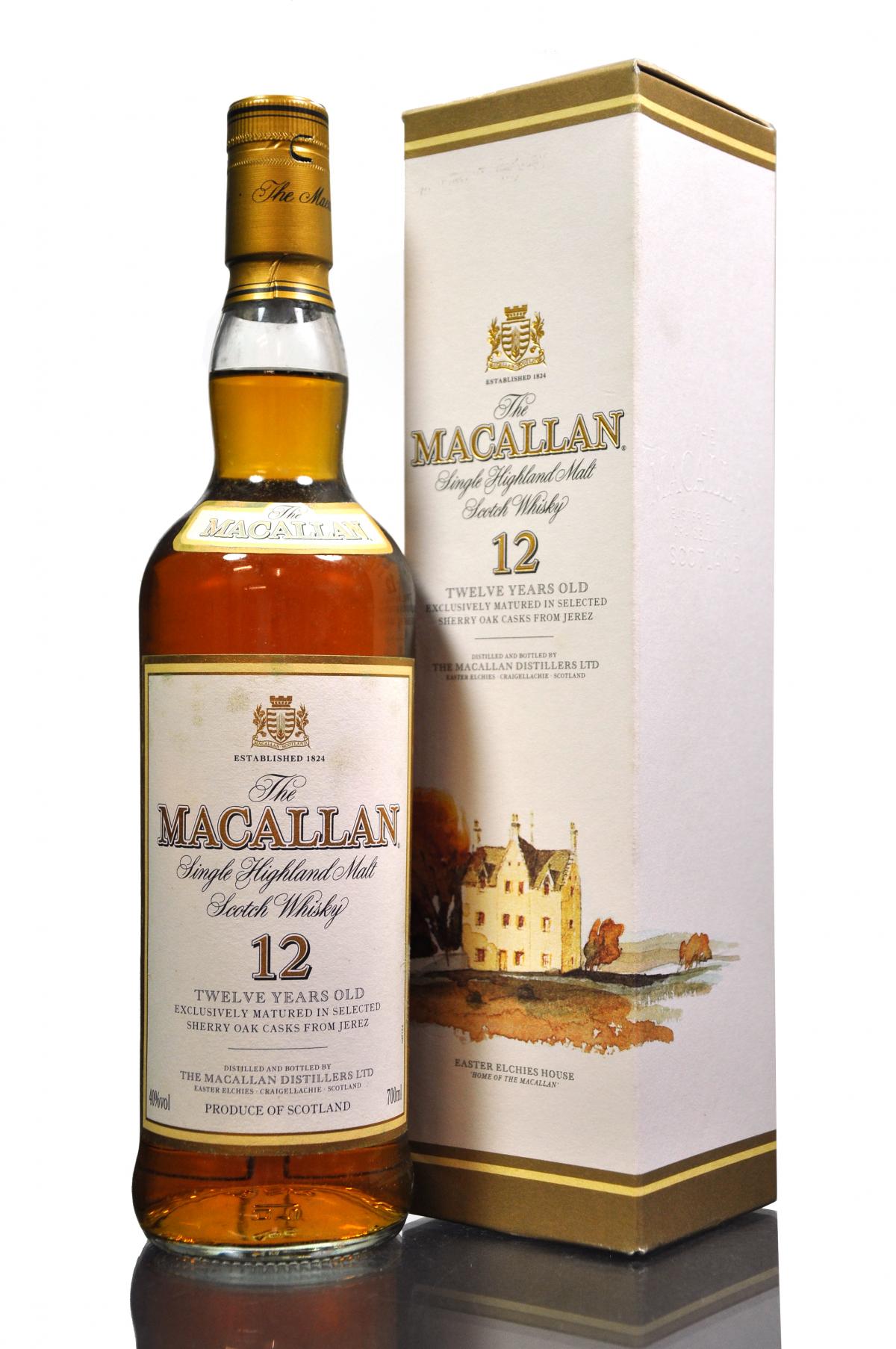 Macallan 12 Year Old - Sherry Cask - Early 2000s