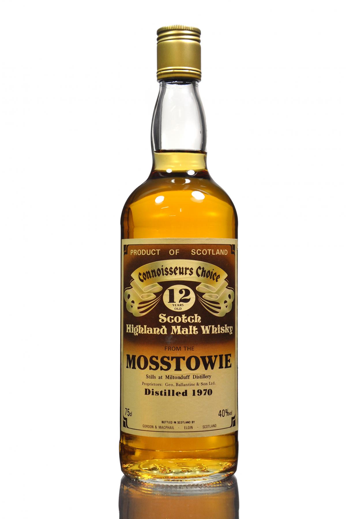 Mosstowie 1970 - 12 Year Old - Connoisseurs Choice