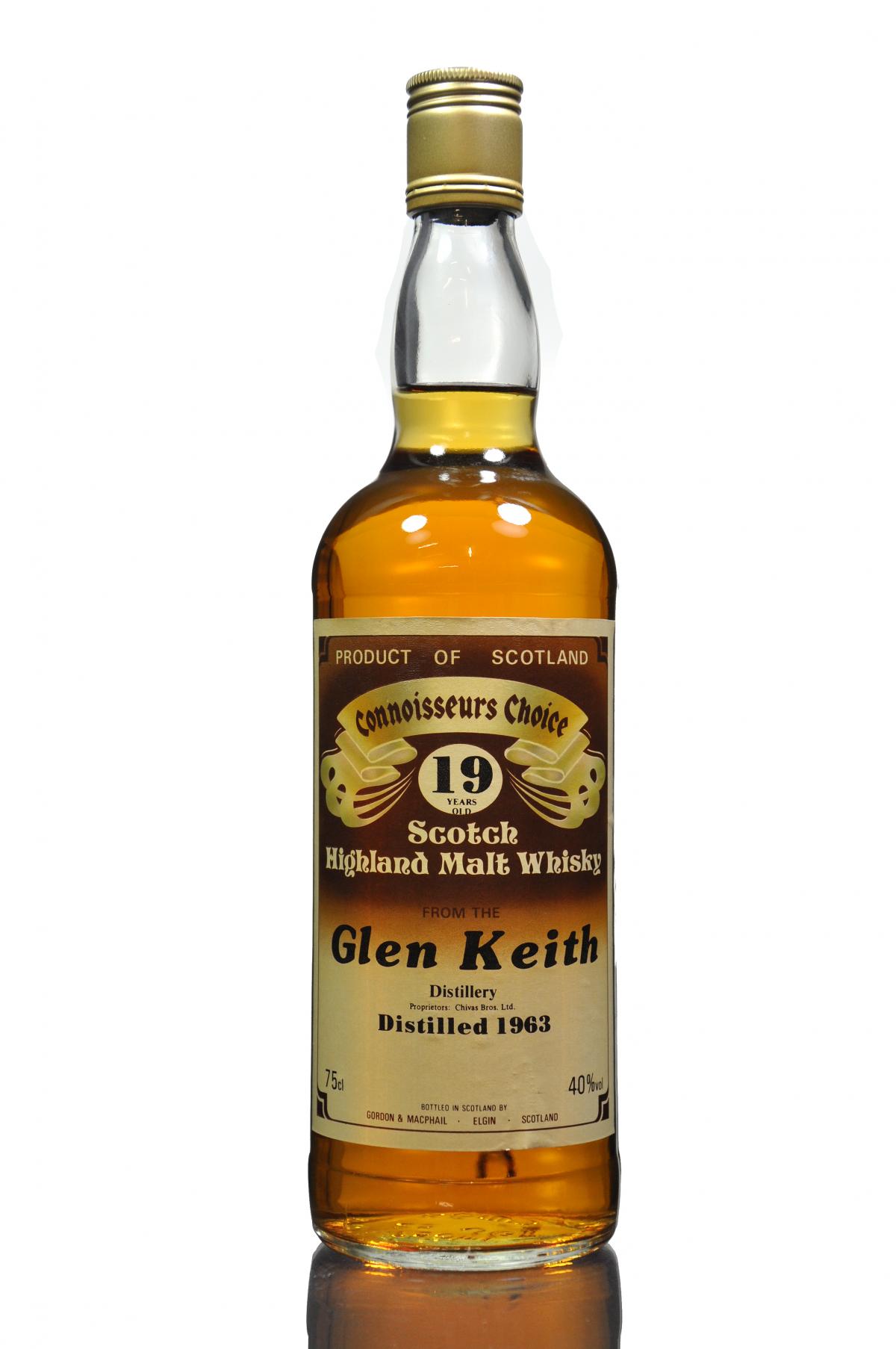 Glen Keith 1963 - 19 Year Old - Connoisseurs Choice