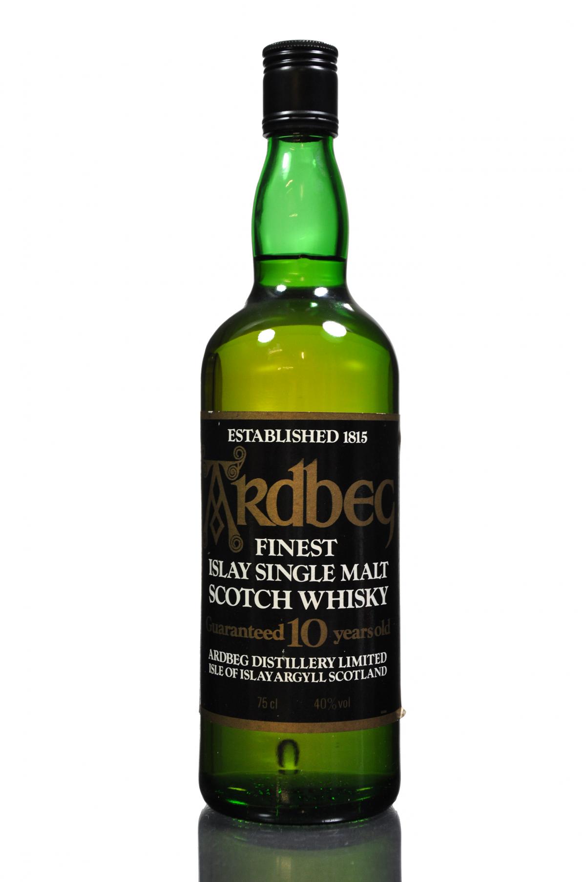 Ardbeg 10 Year Old - Guaranteed - 1980s