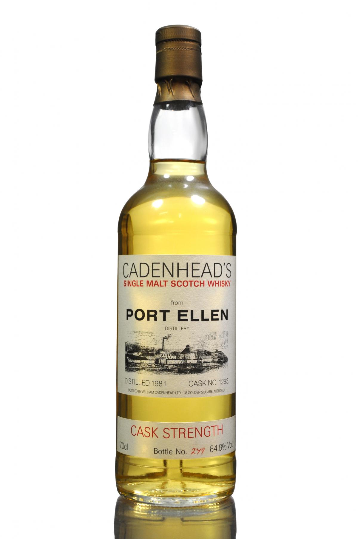 Port Ellen 1981 - Cadenhead White Label