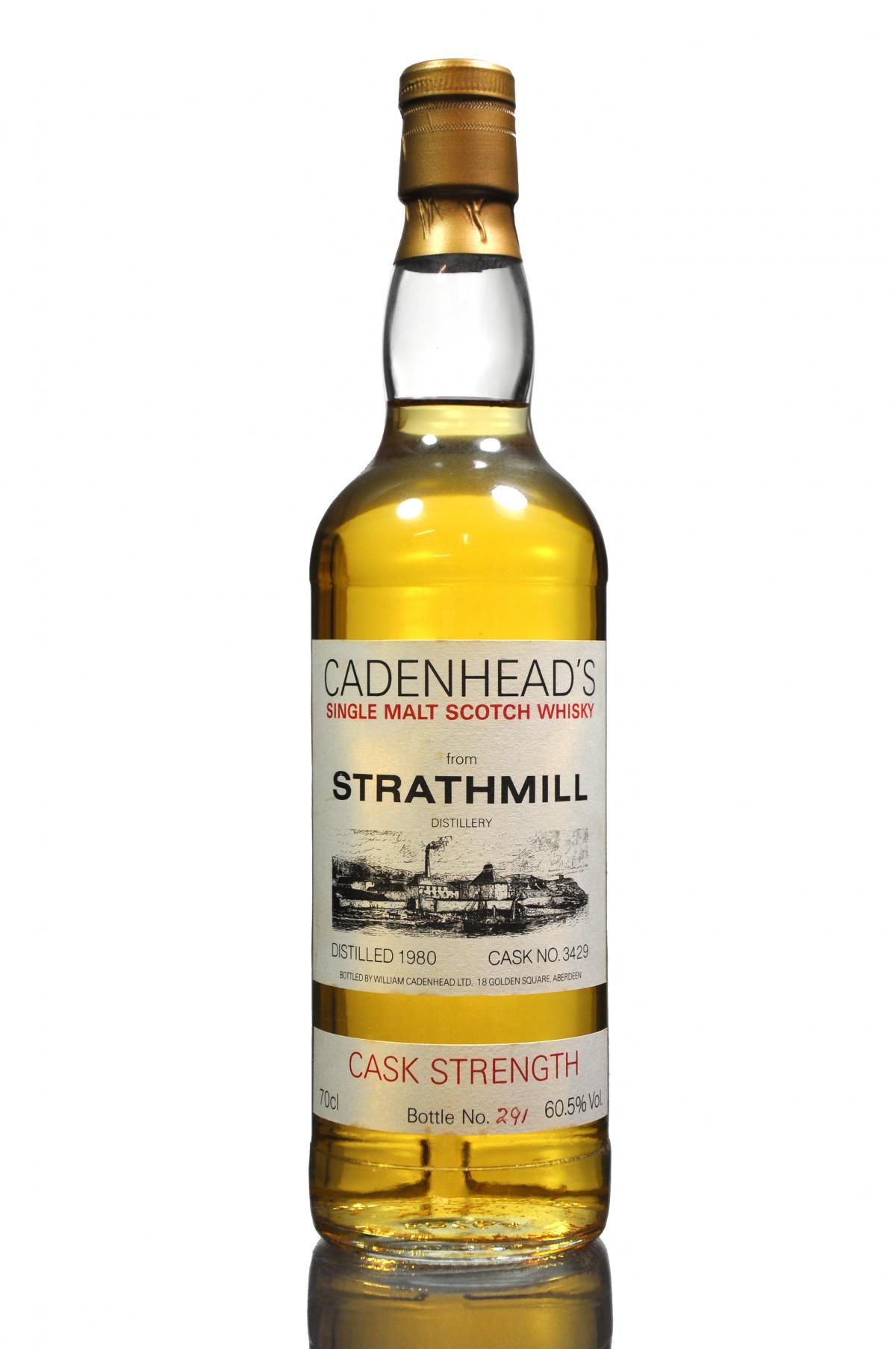 Strathmill 1980 - Cadenhead White Label - Early 1990s