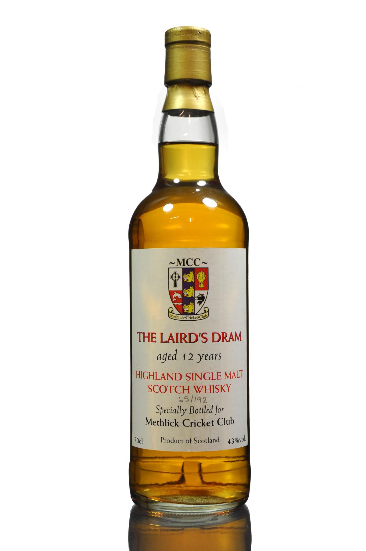 The Lairds Dram 12 Year Old