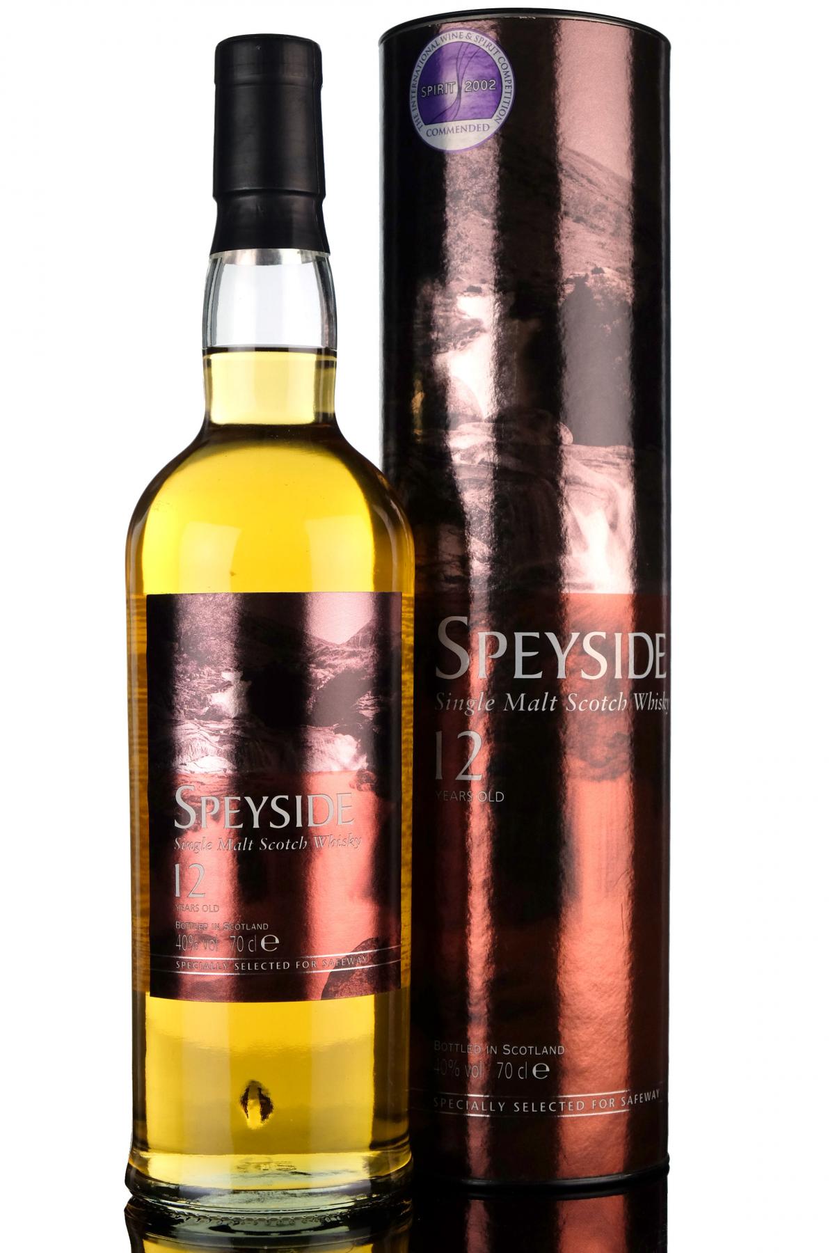 Speyside 12 Year Old - For Safeway - 2000s