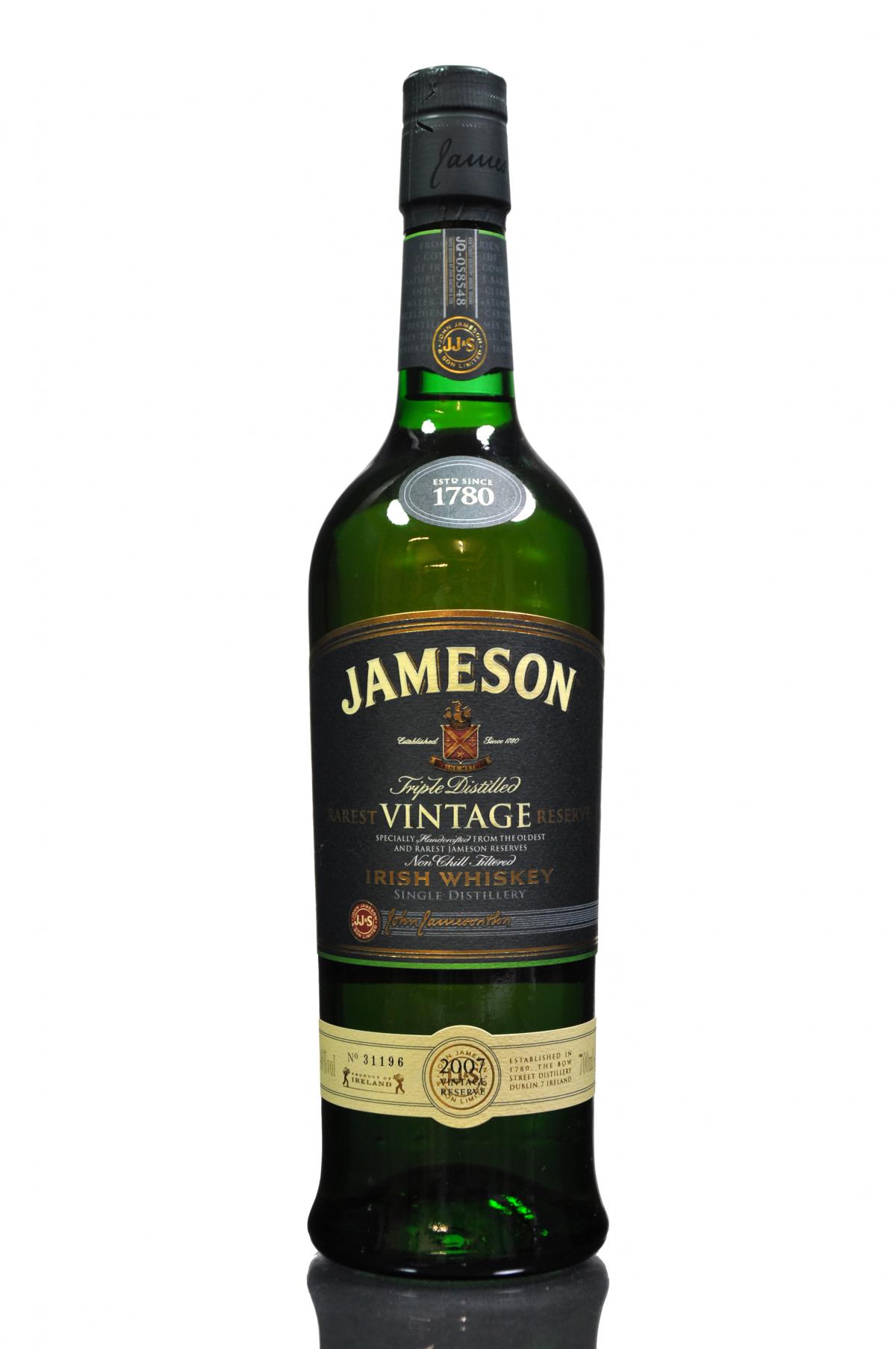 Jameson Irish Whiskey - Vintage Reserve