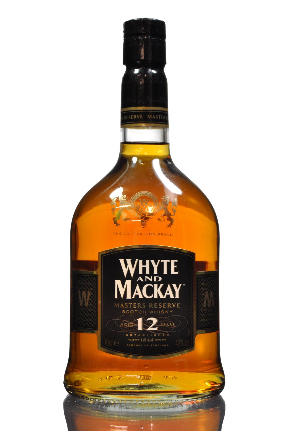 Whyte & Mackay 12 Year Old - Masters Reserve