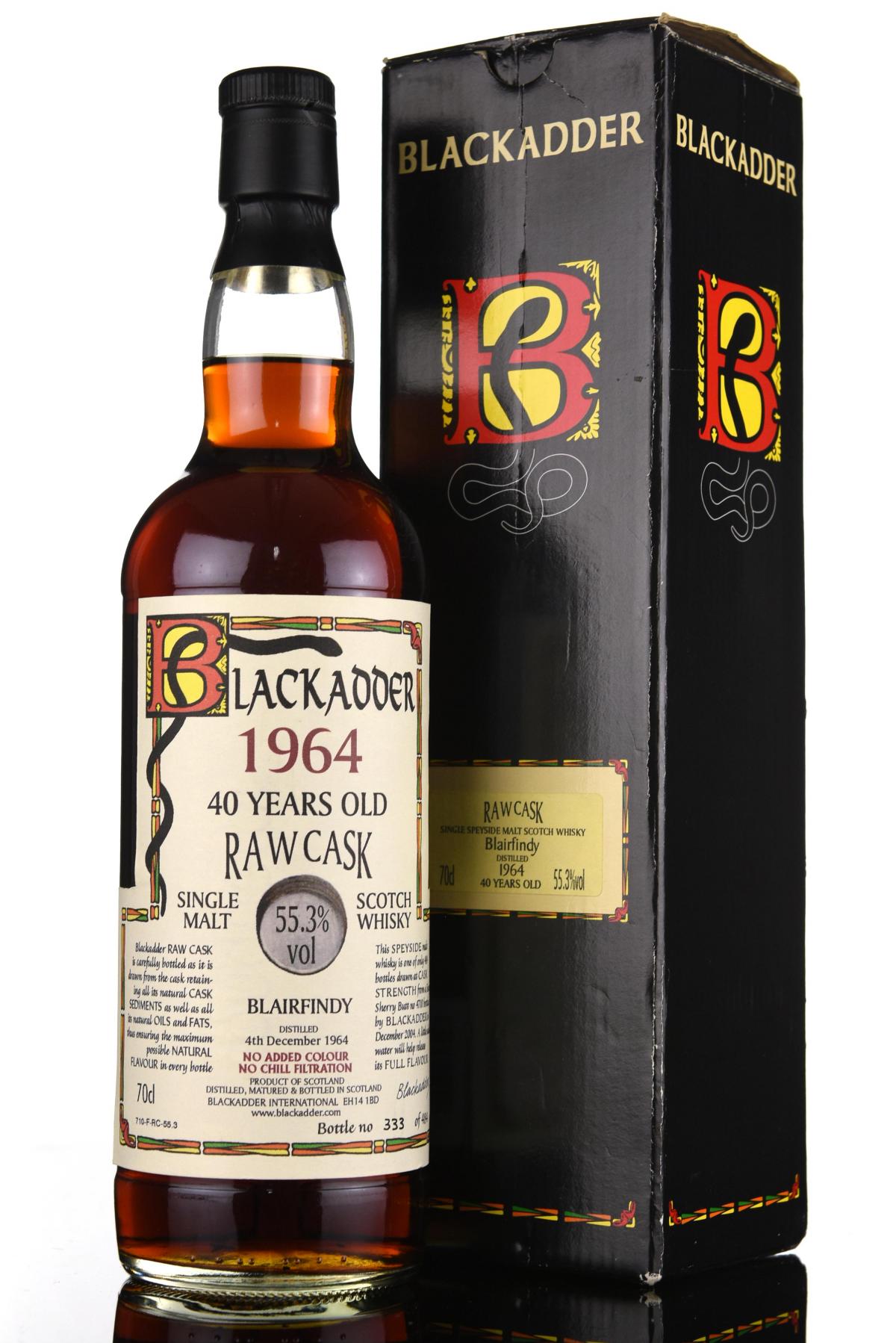 Glenfarclas Blairfindy 1964-2004 - 40 Year Old - Blackadder Raw Cask