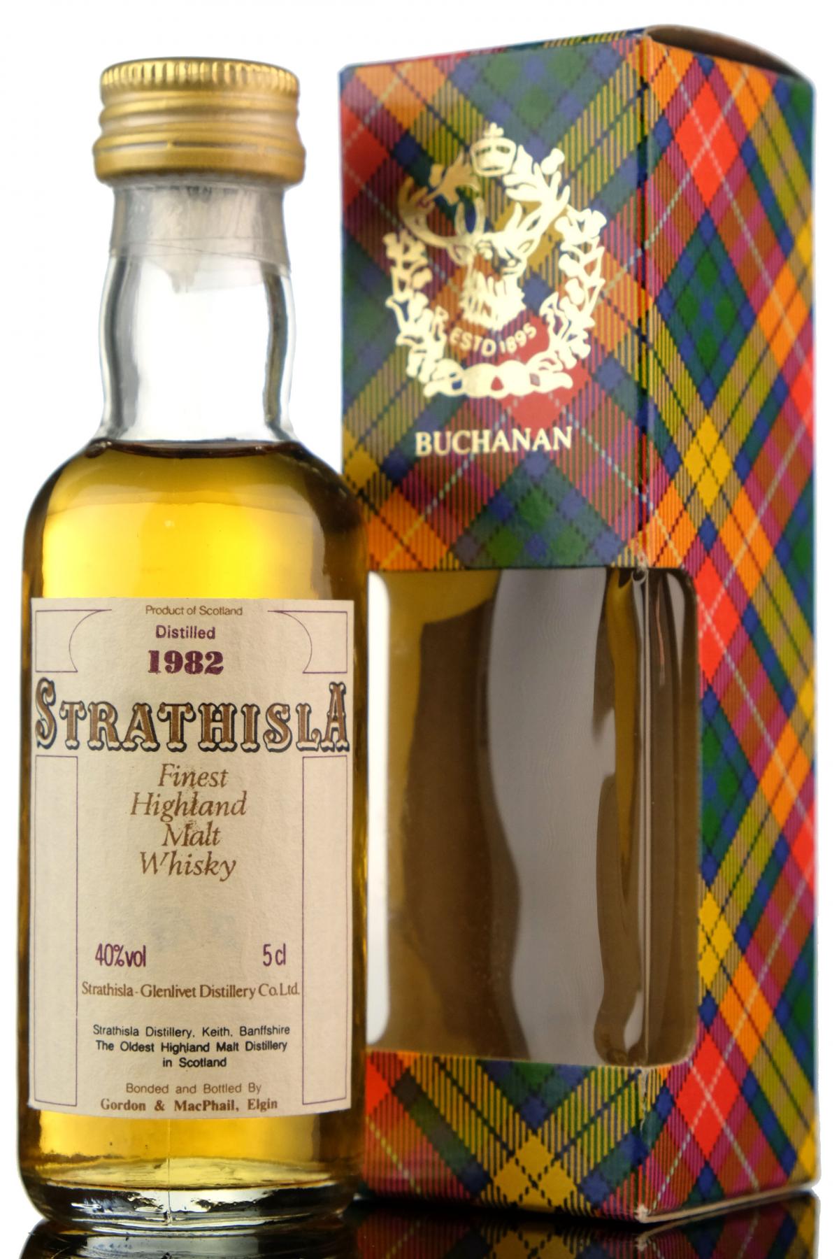 Strathisla 1982 - Gordon & MacPhail Miniature