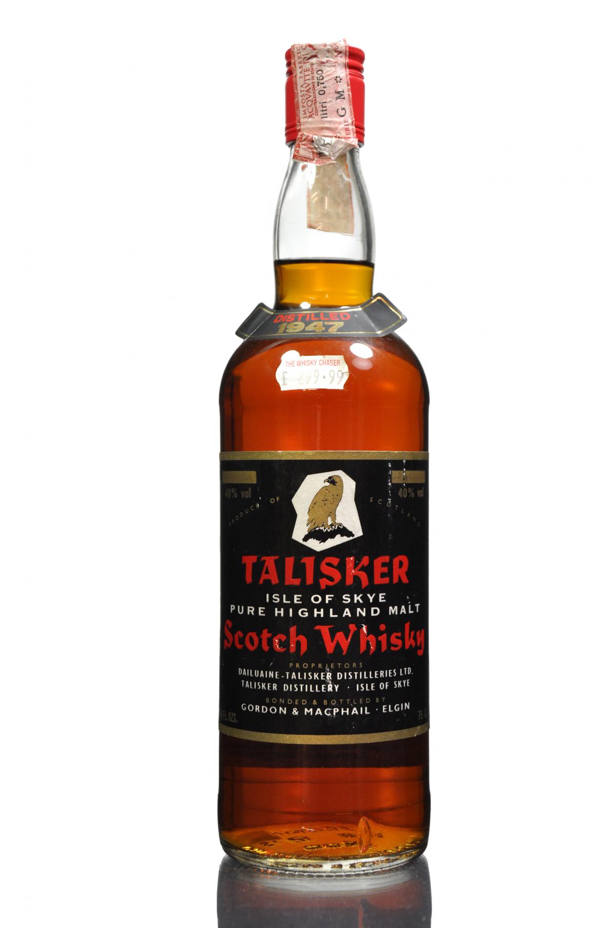 Talisker 1947 - Gordon & MacPhail - Late 1970s