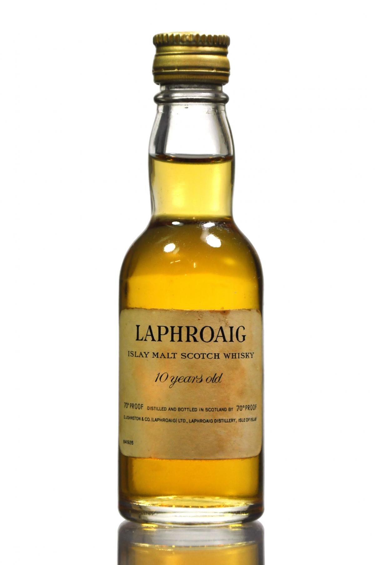 Laphroaig 10 Year Old - 70 Proof Miniature