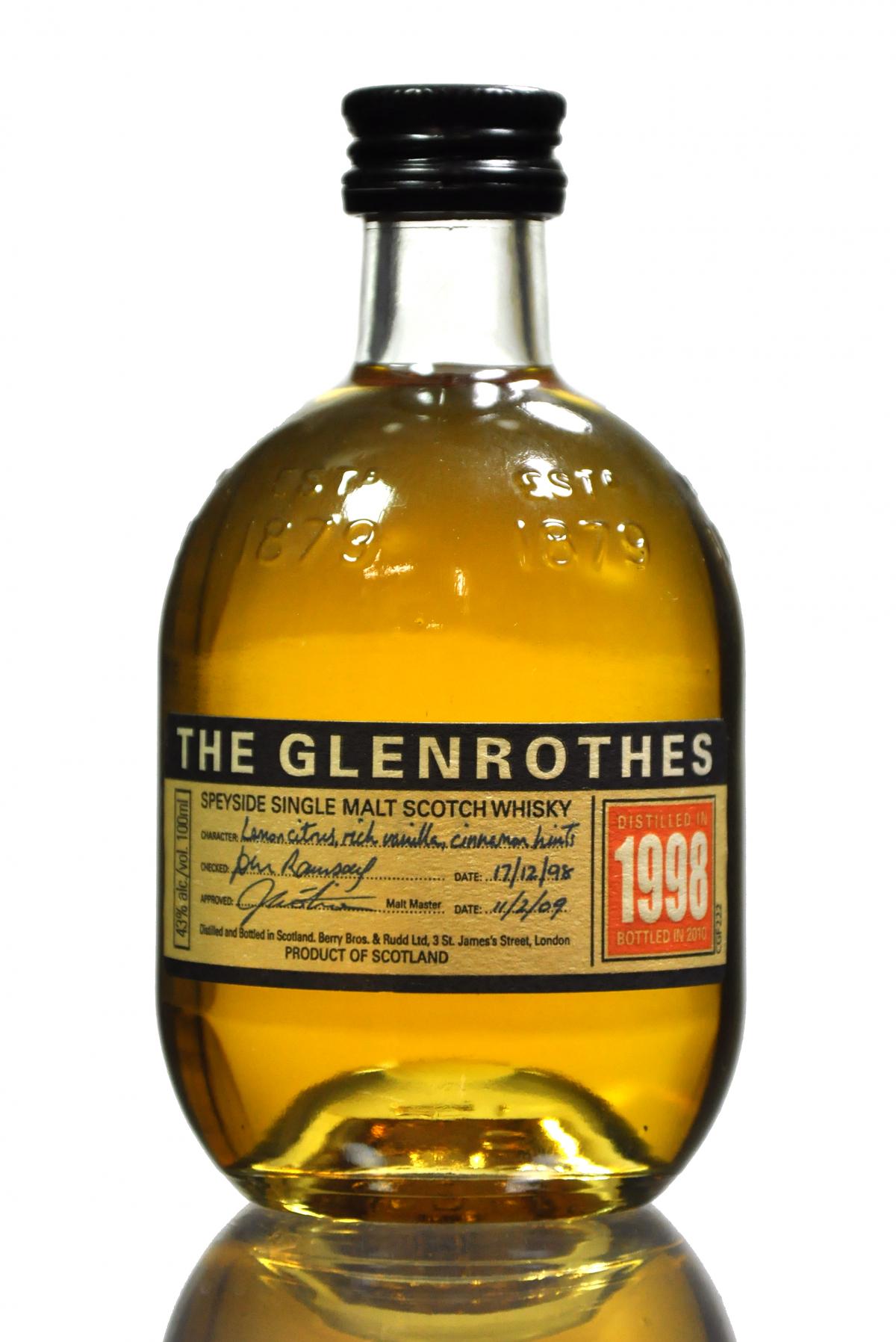 Glenrothes 1998-2010 Miniature