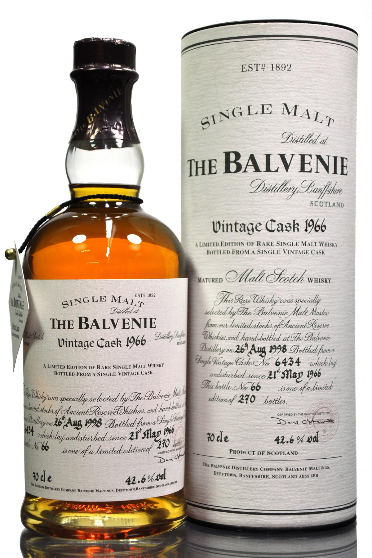 Balvenie 1966-1998 - Vintage Cask 6434