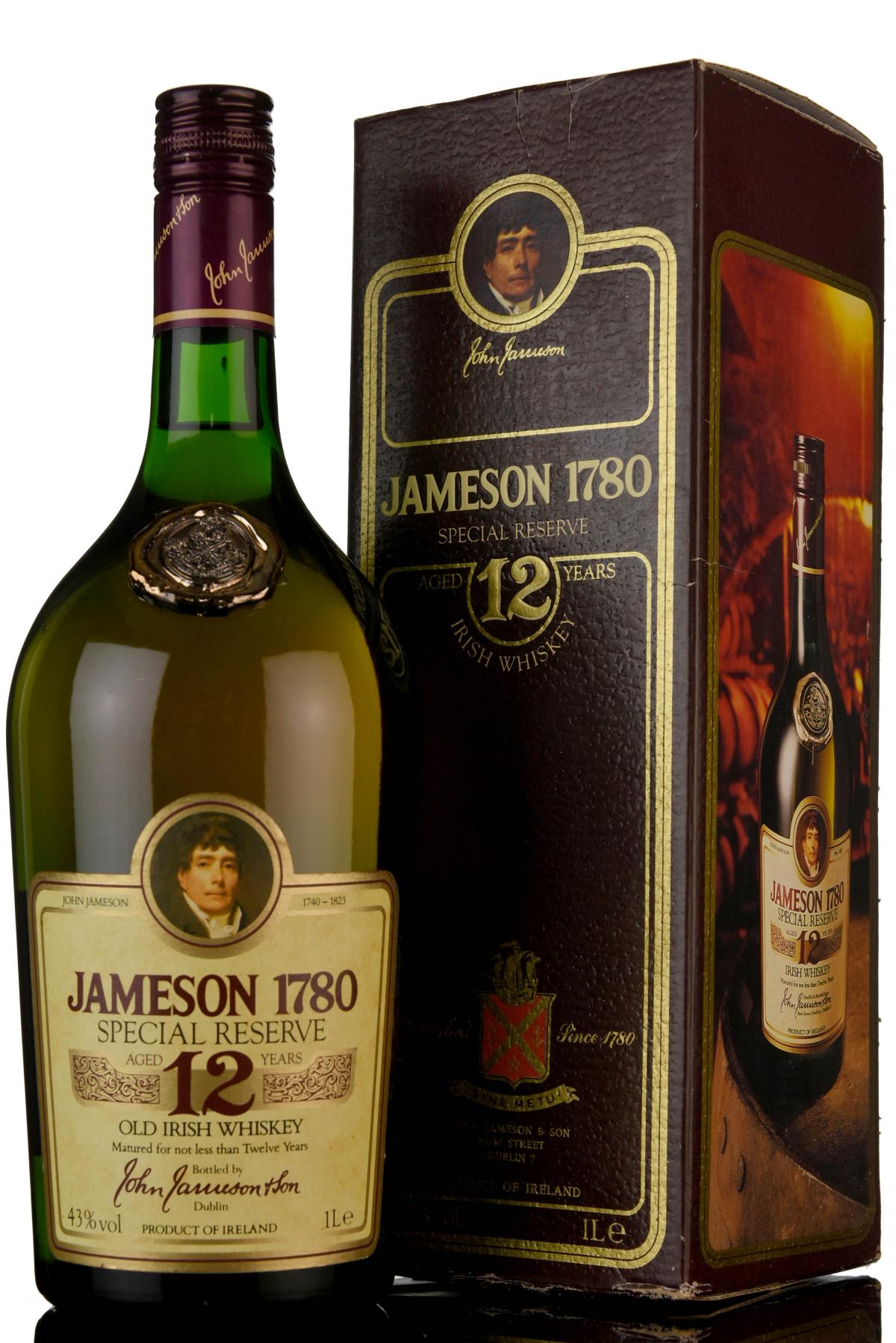 Jameson 12 Year Old - 1980s - 1 Litre