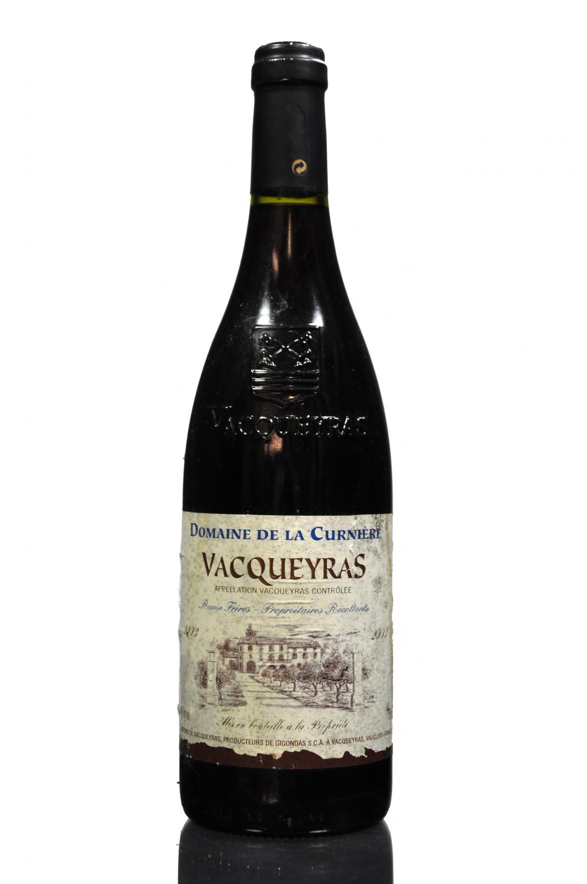 Domaine De La Curniere - Vacqueyras 2003