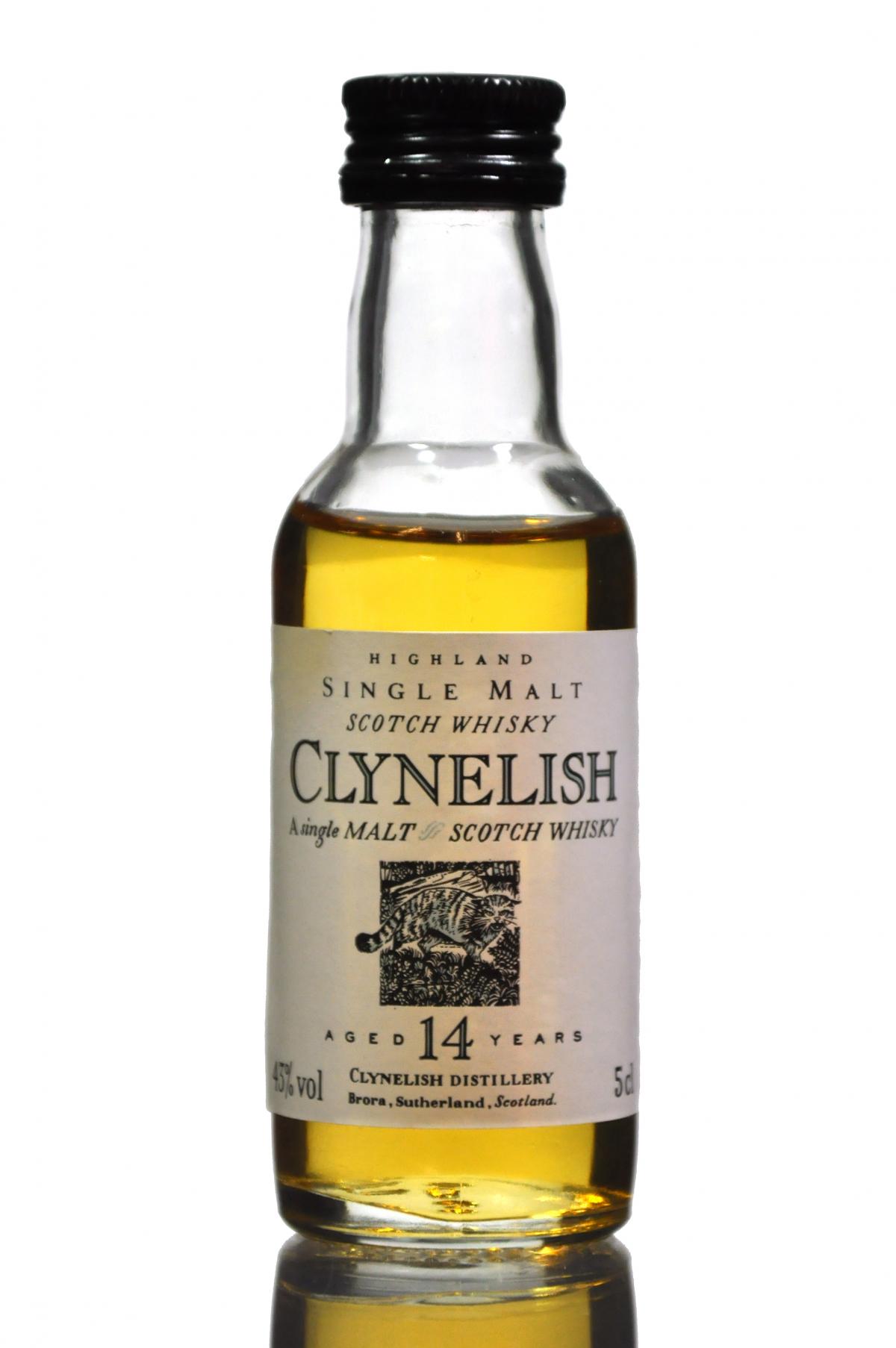 Clynelish 14  Year Old - Flora & Fauna Miniature