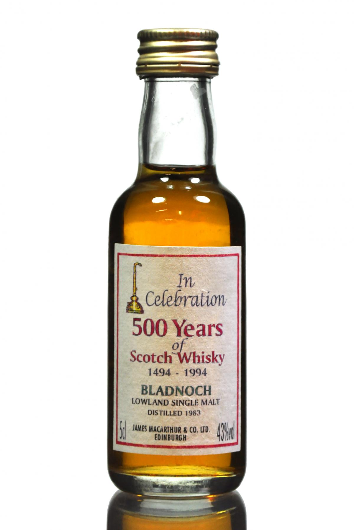 Bladnoch 1983 - Celebrating 500 Years Miniature