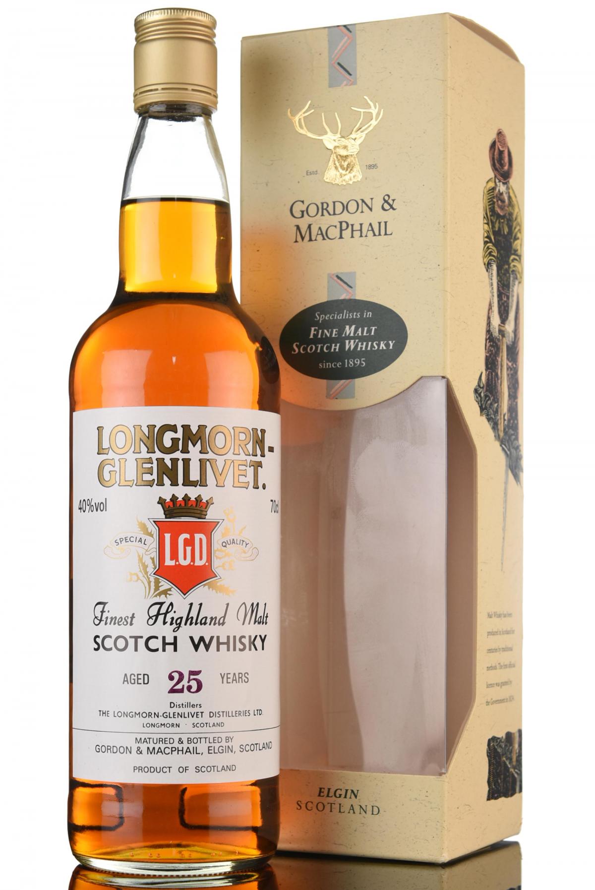 Longmorn 25 Year Old - Gordon & MacPhail