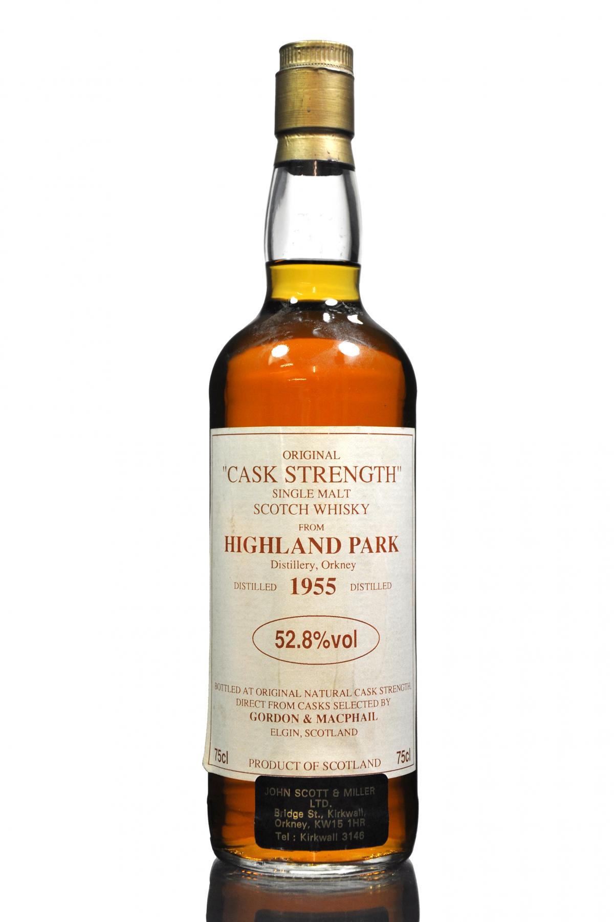 Highland Park 1955 - Gordon & MacPhail - CASK