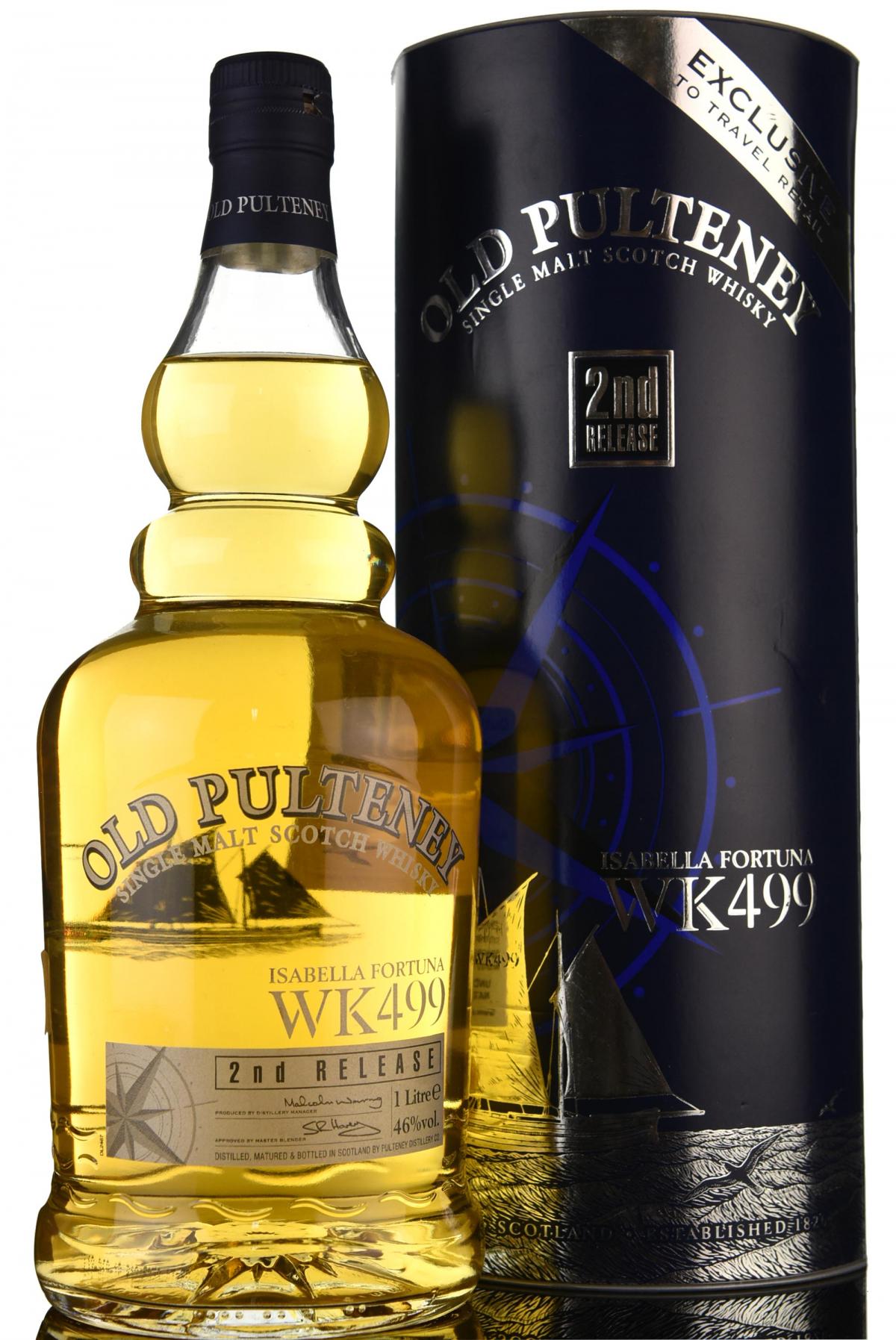 Old Pulteney WK499 Isabella Fortuna - 2nd Release - Travel Retail Exclusive - 2011 Release