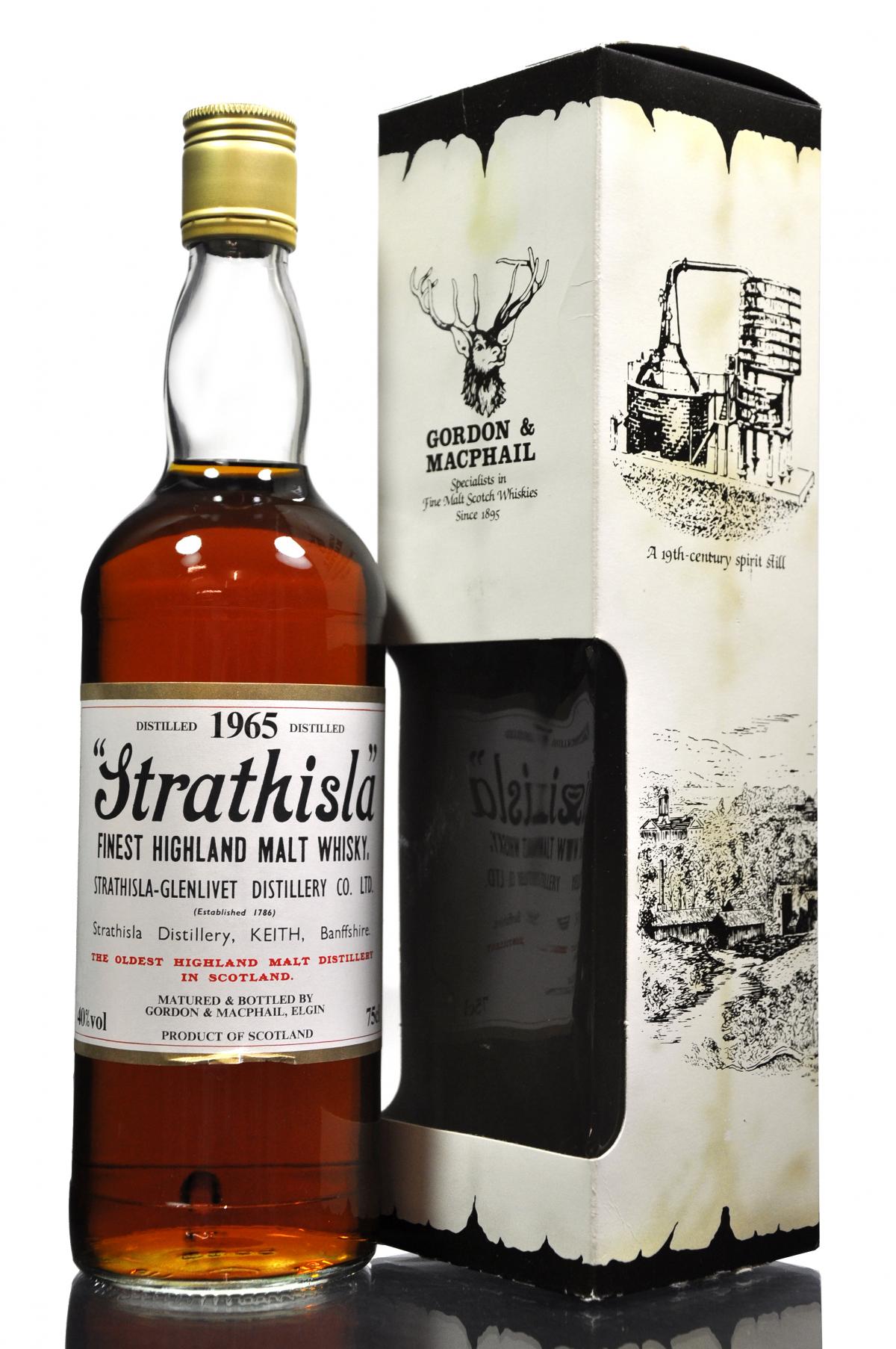 Strathisla 1965 - Gordon & MacPhail - 1980s