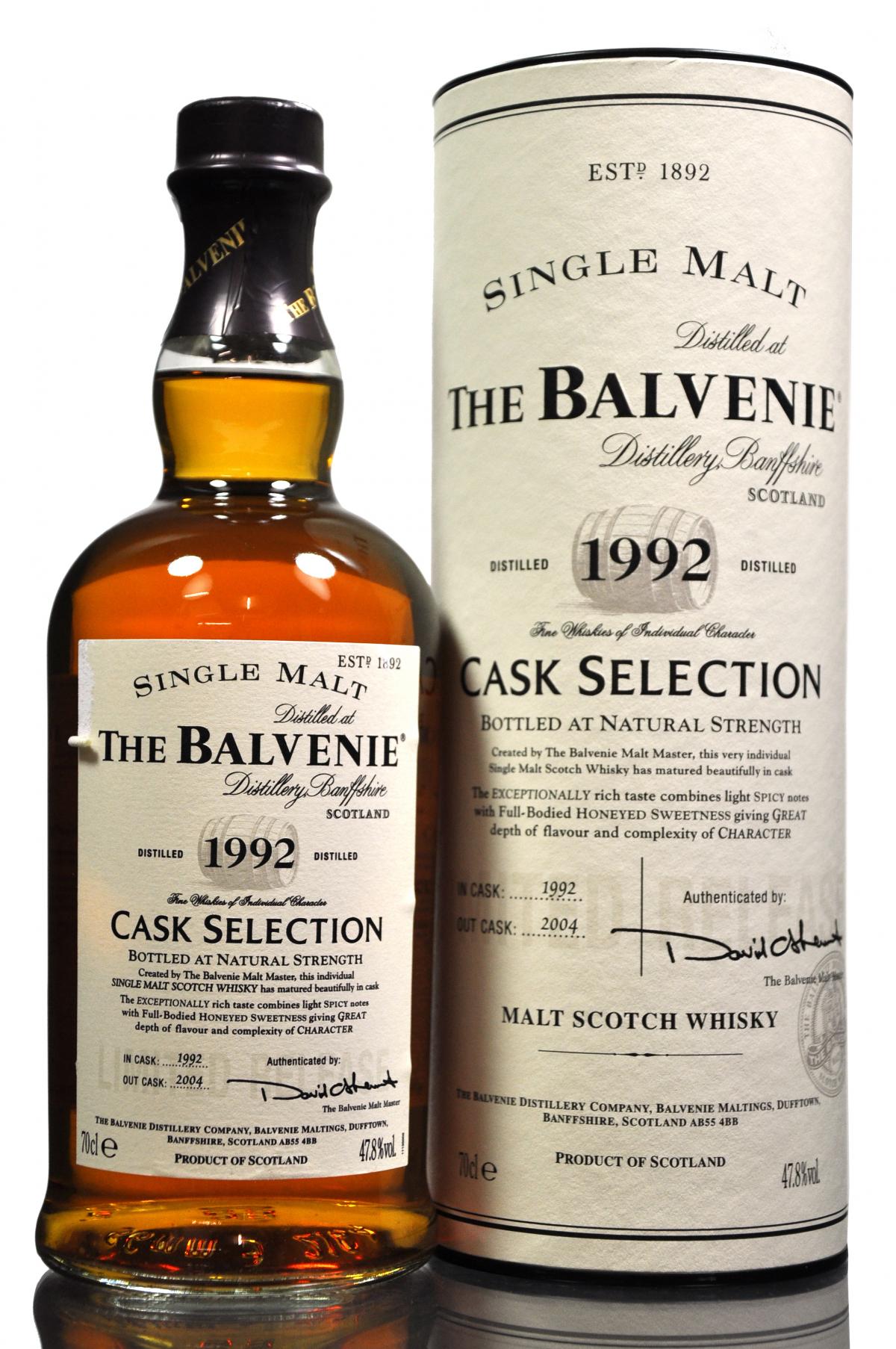 Balvenie 1992-2004 - Cask Selection
