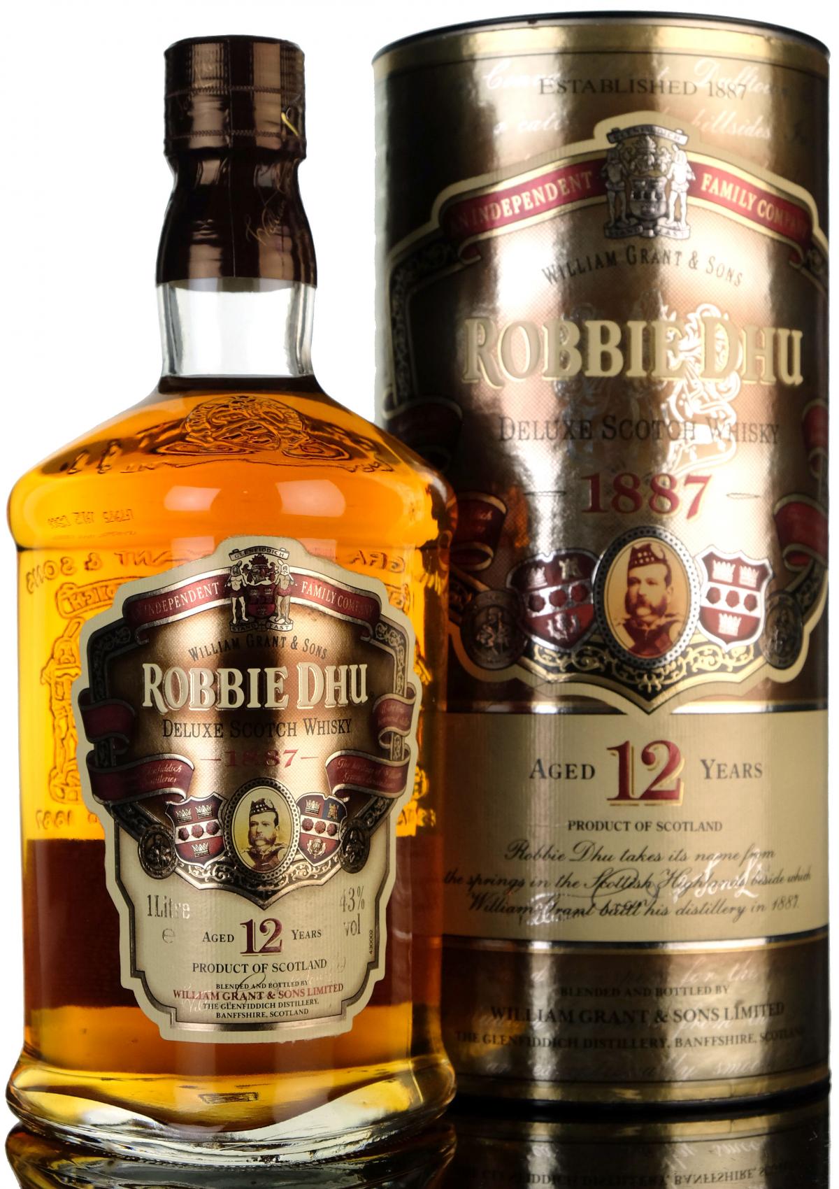 Robbie Dhu 12 Year Old - 1 Litre