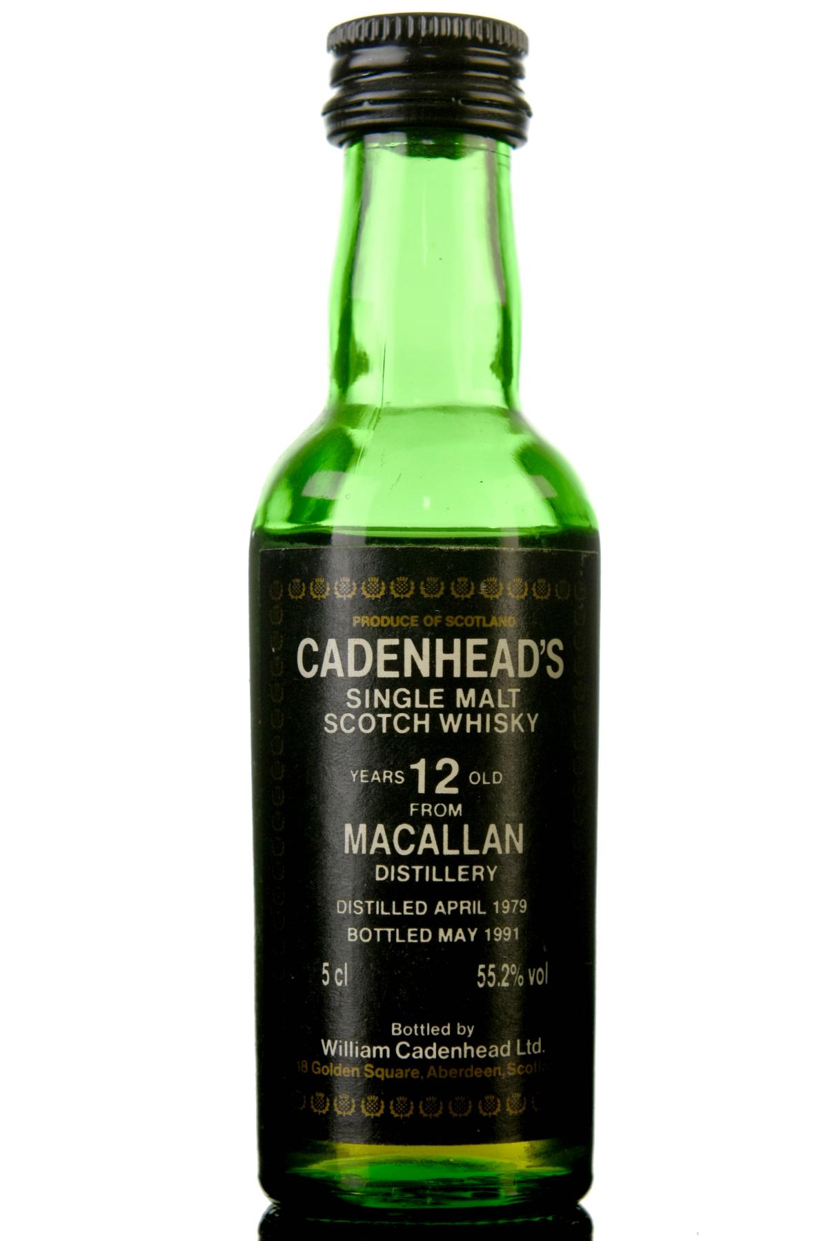 Macallan 1979-1991 - 12 Year Old - Cadenheads Miniature
