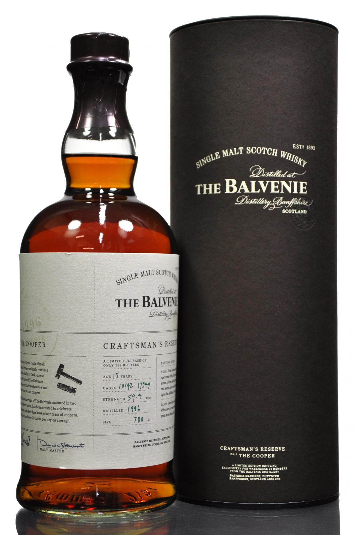 Balvenie Craftmans Reserve - No.1 Cooper