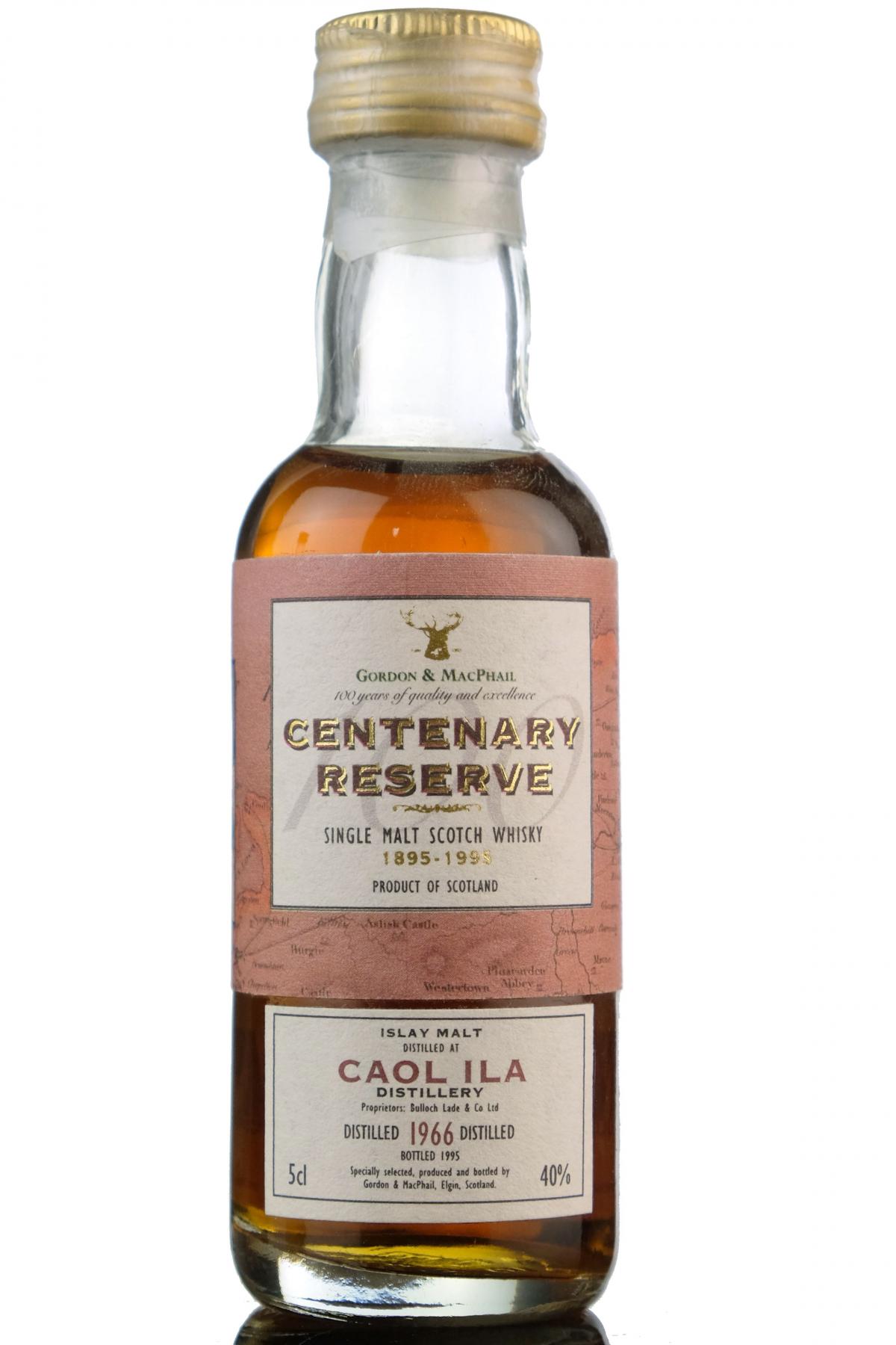 Caol Ila 1966-1995 - Centenary Reserve - Gordon & MacPhail Miniature