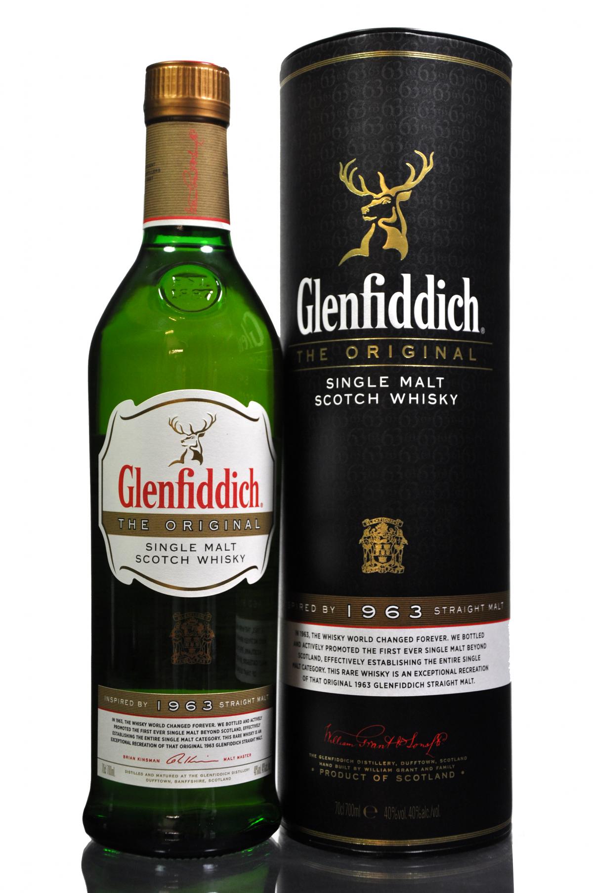 Glenfiddich The Original - Inspired by 1963 Straight Malt - Taiwanese Import