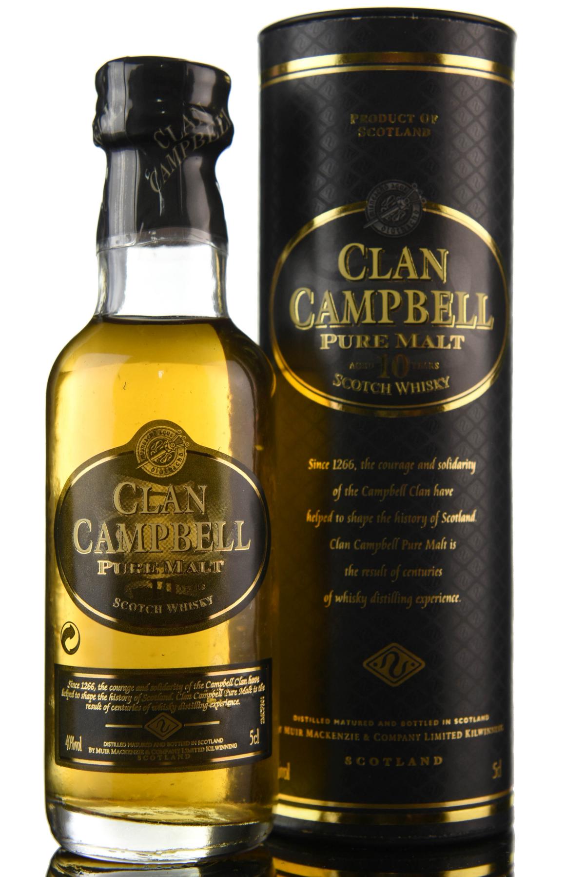 Clan Campbell 10 Year Old Miniature