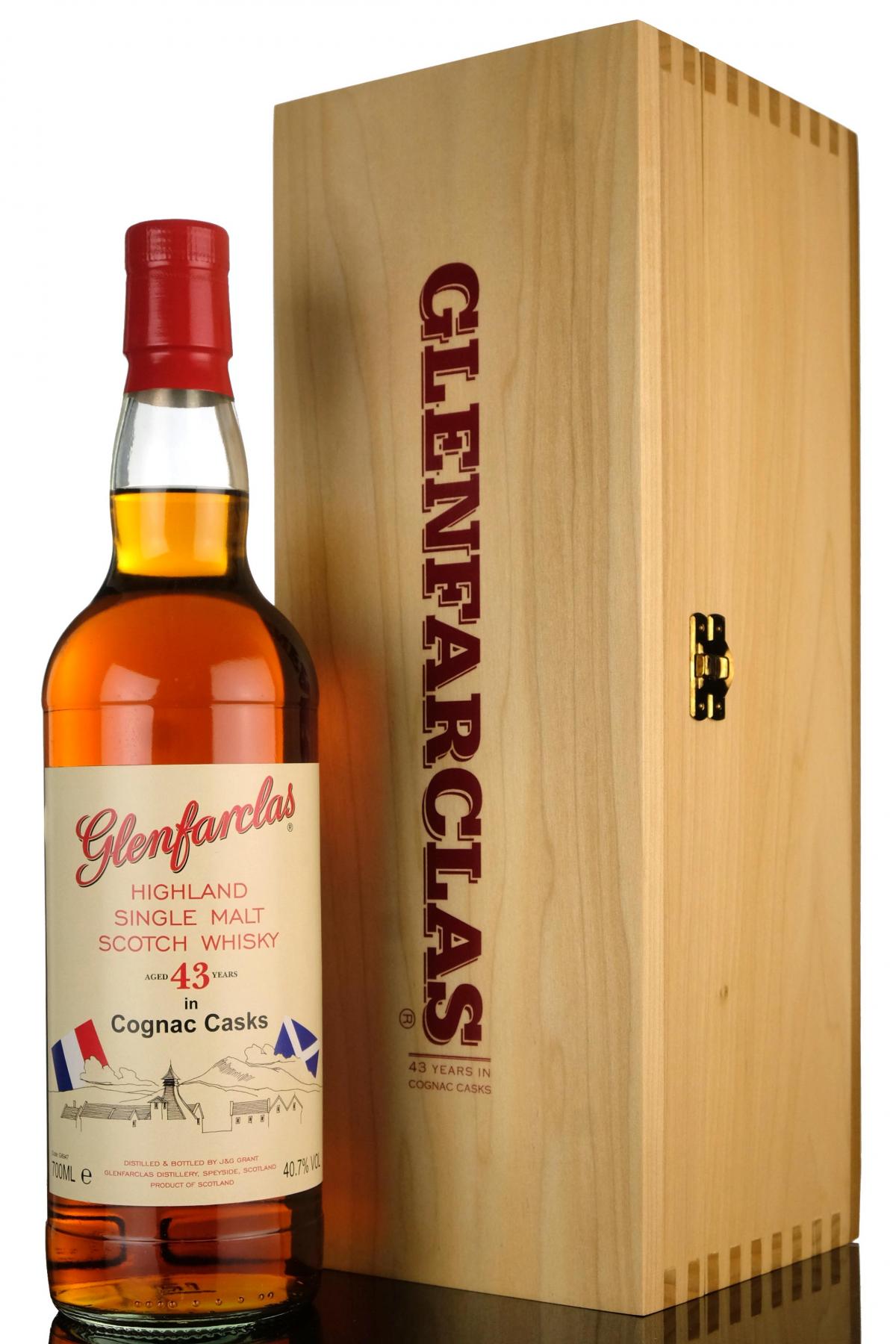 Glenfarclas 43 Year Old - Cognac Casks