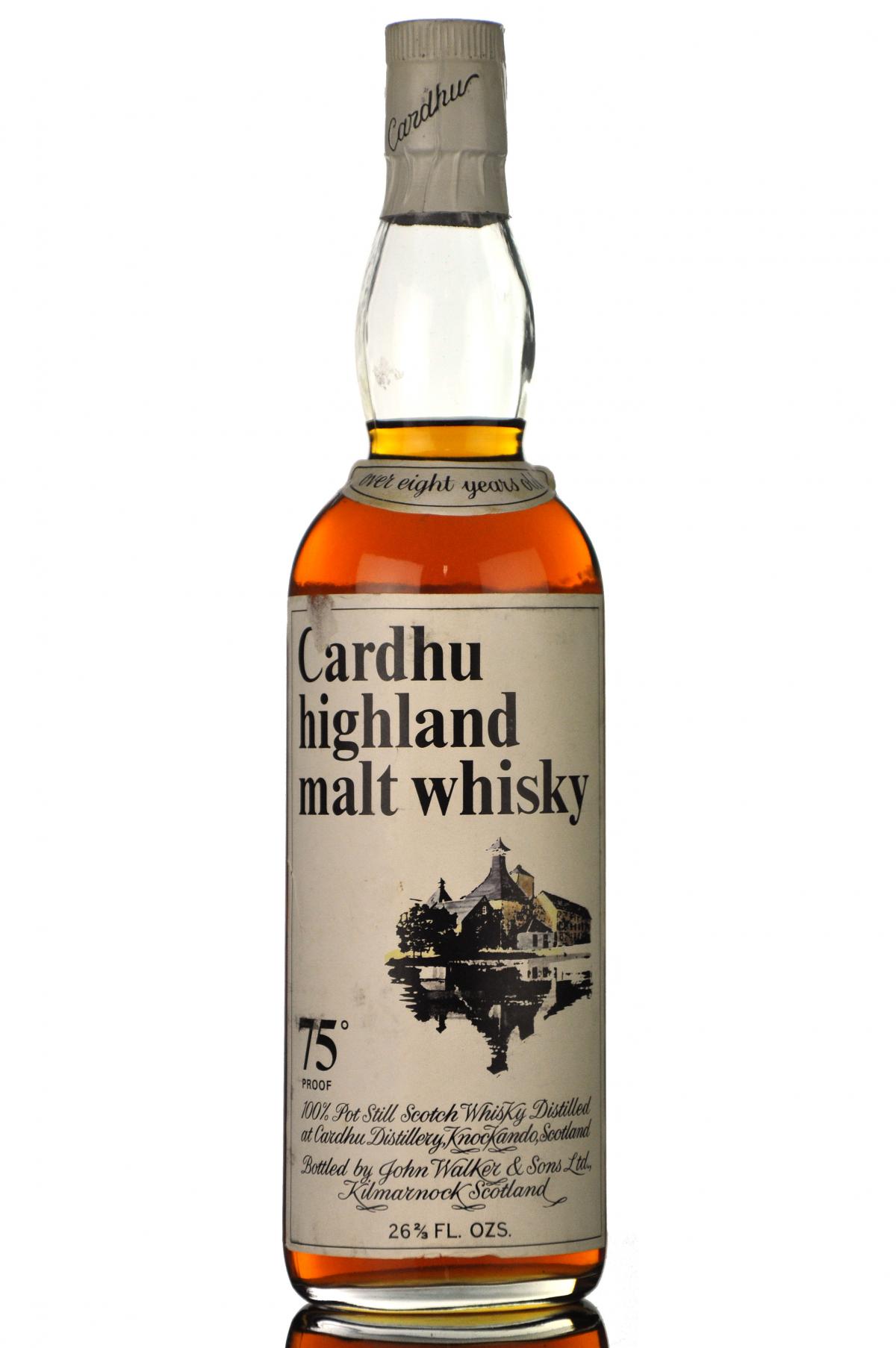 Cardhu 8 Year Old - Batch 2 - 1966 Release