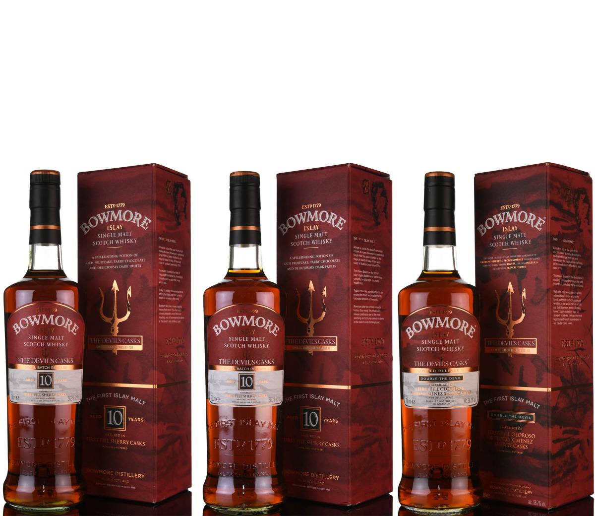 Bowmore Devils Cask - Full Set