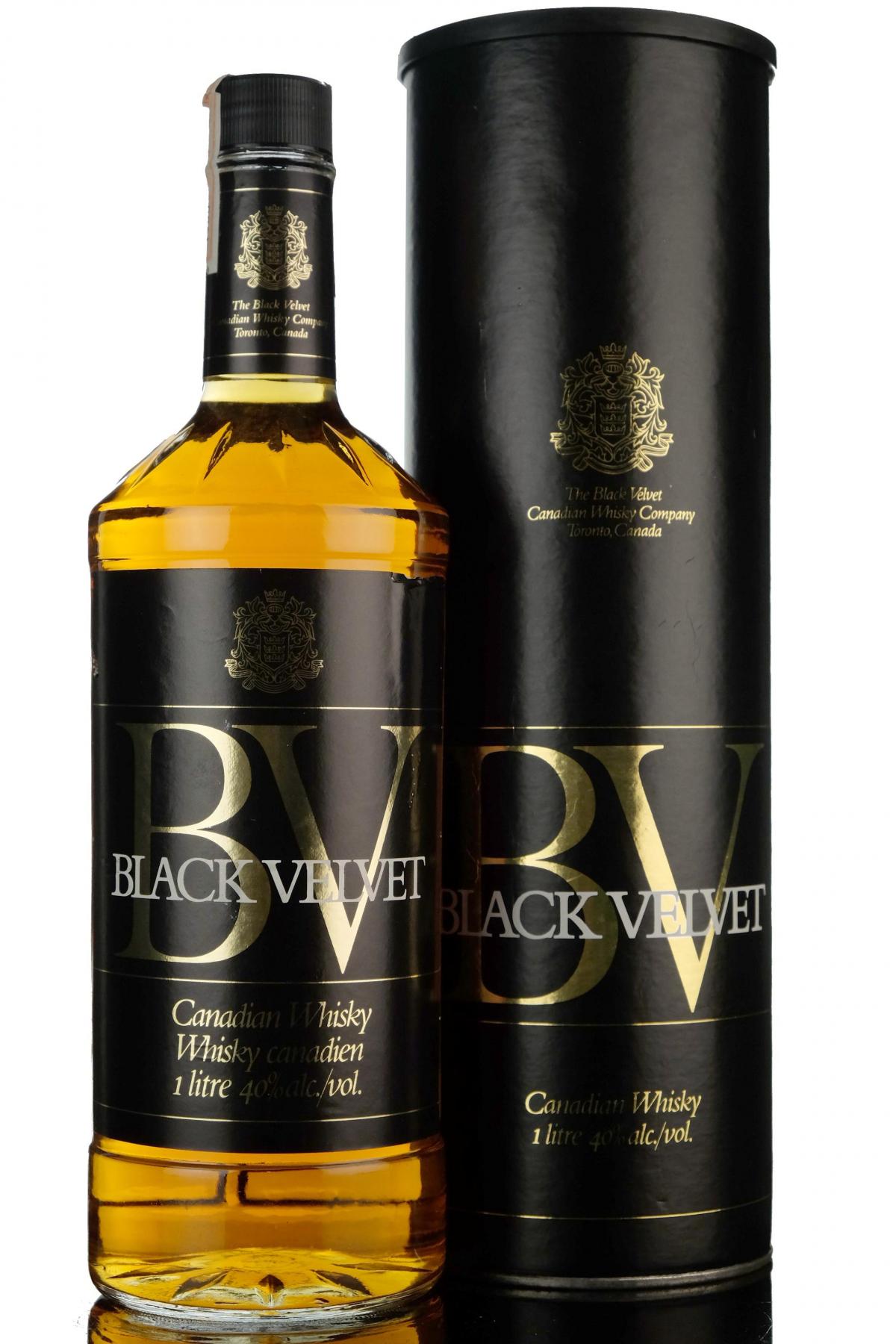 Black Velvet Canadian Whisky - 1 Litre