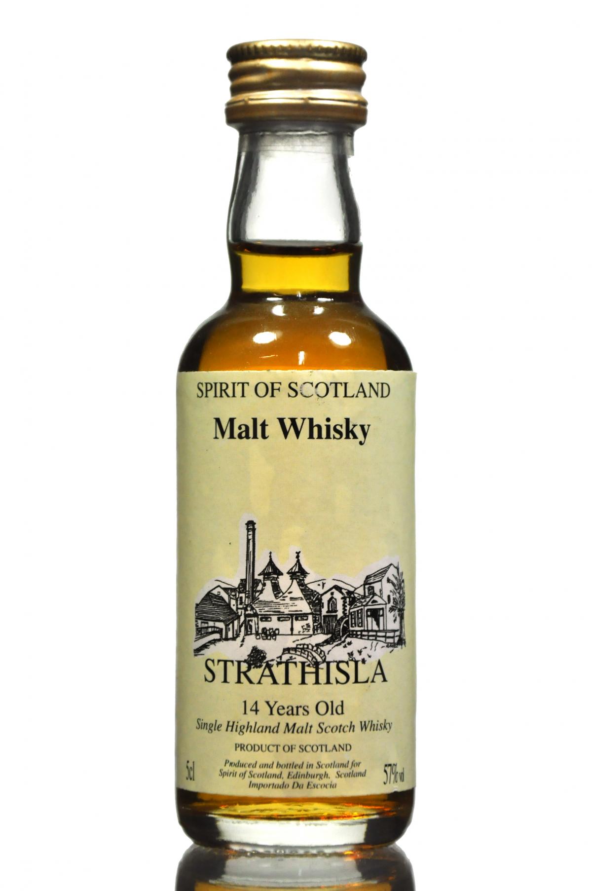 Strathisla 14 Year Old - Spirit Of Scotland Miniature