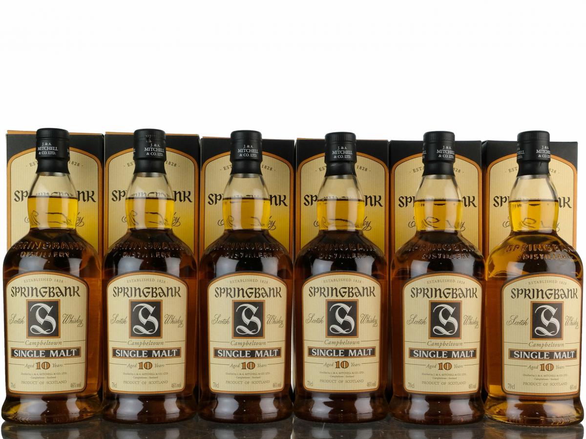 6 x Springbank 10 Year Old