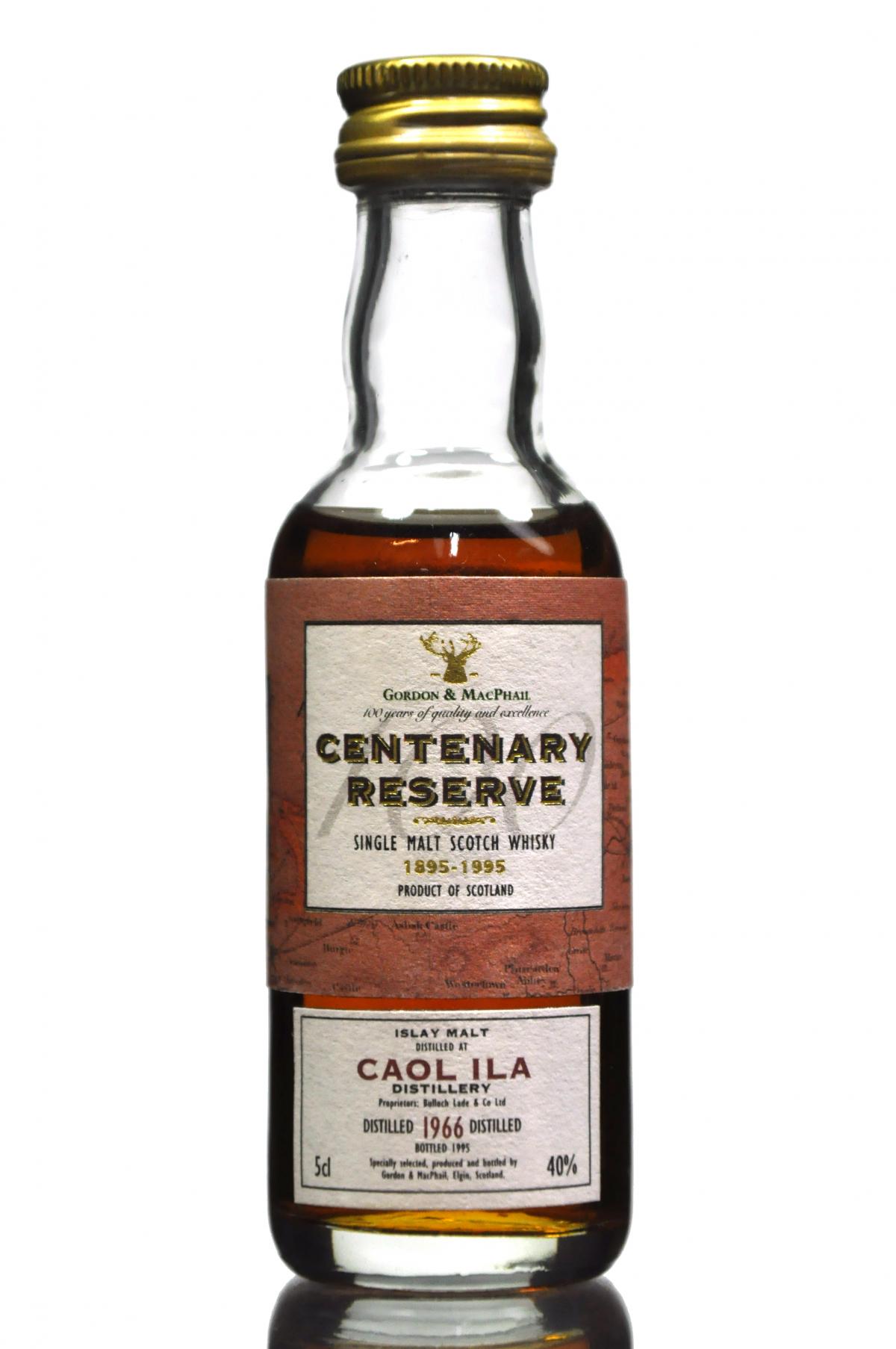 Caol Ila 1966-1995 - Centenary Reserve - Gordon & MacPhail Miniature