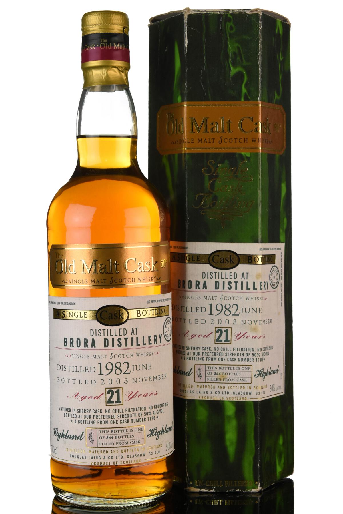 Brora 1982-2003 - 21 Year Old - Douglas Laing - Old Malt Cask