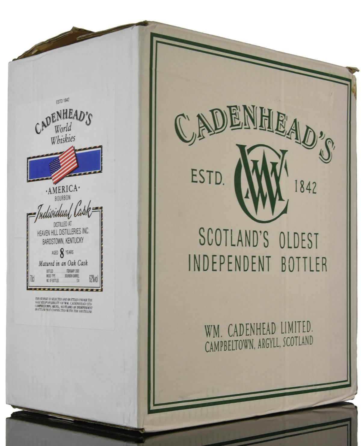 1 Case Heaven Hill 8 Year Old - Bourbon - Cadenheads World Whiskies