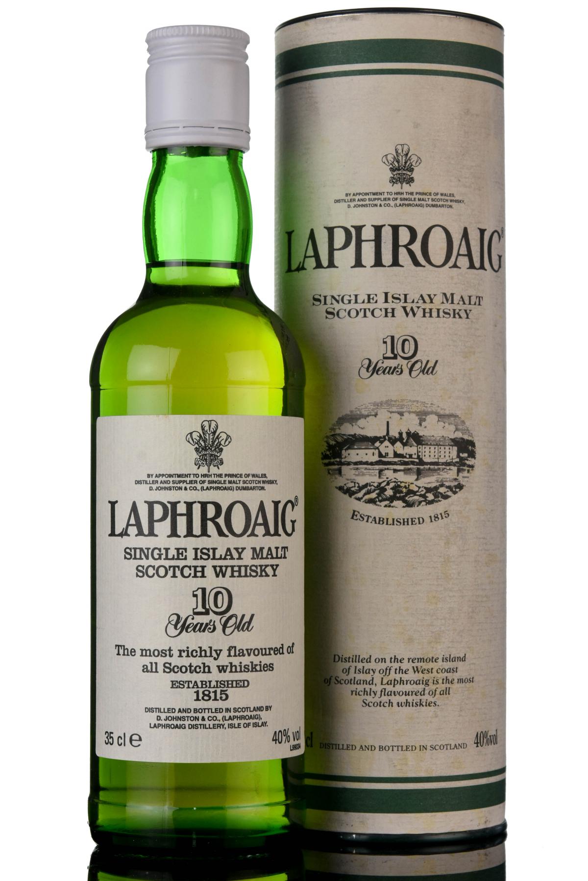 Laphroaig 10 Year Old - 1990s - 35cl