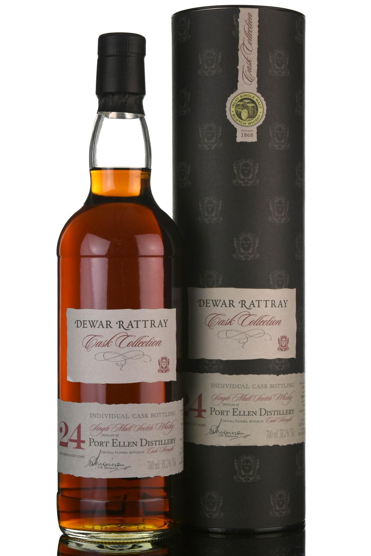 Port Ellen 1982-2007 - 24 Year Old - Dewar Rattray