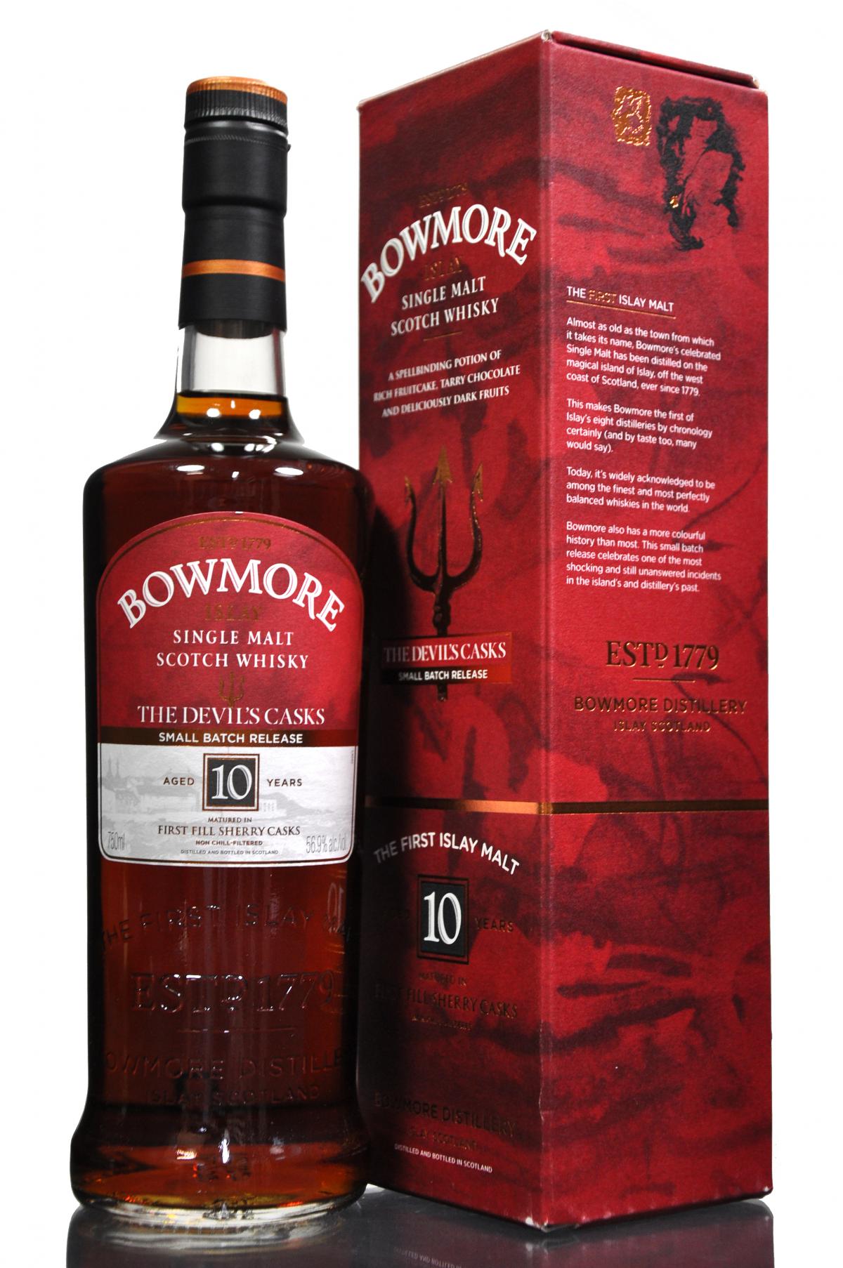 Bowmore 10 Year Old - The Devils Cask - Batch 1