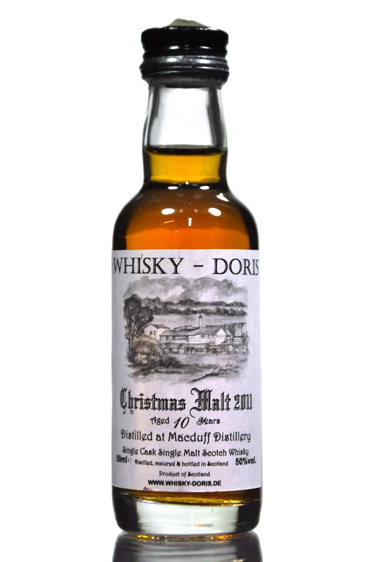 Macduff Christmas Malt 2011 - Single Cask - Whisky Doris Miniature