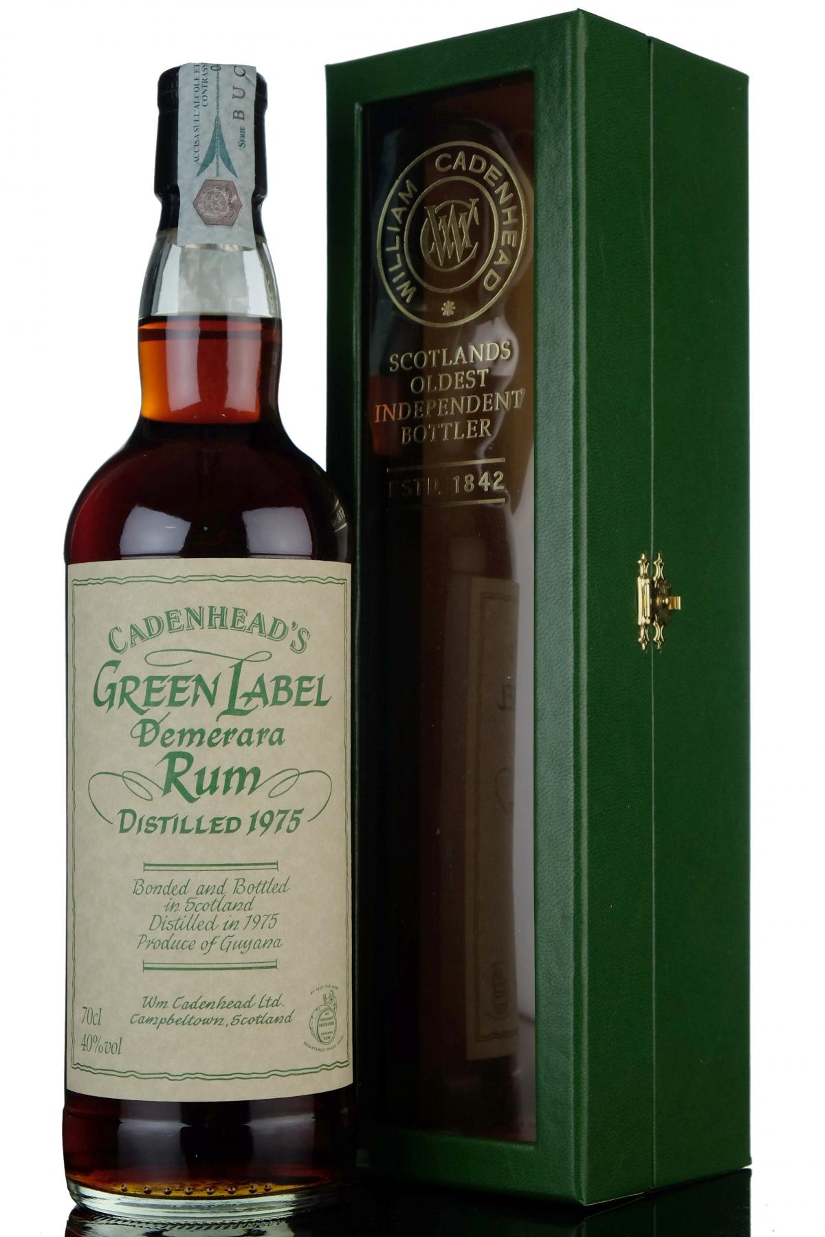 Demerara 1975 - Green Label - Cadenheads Rum