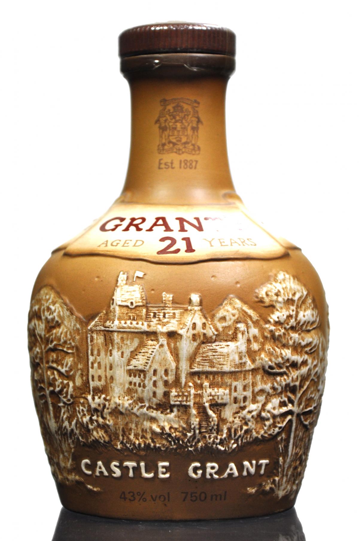 Grants 21 Year Old - Decanter - 1980s